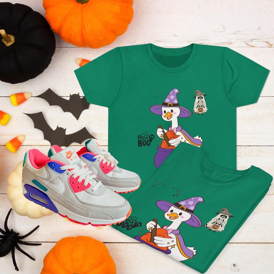 Halloween Goose Youth Tee: Spooky Trick-or-Treat Kids Shirt