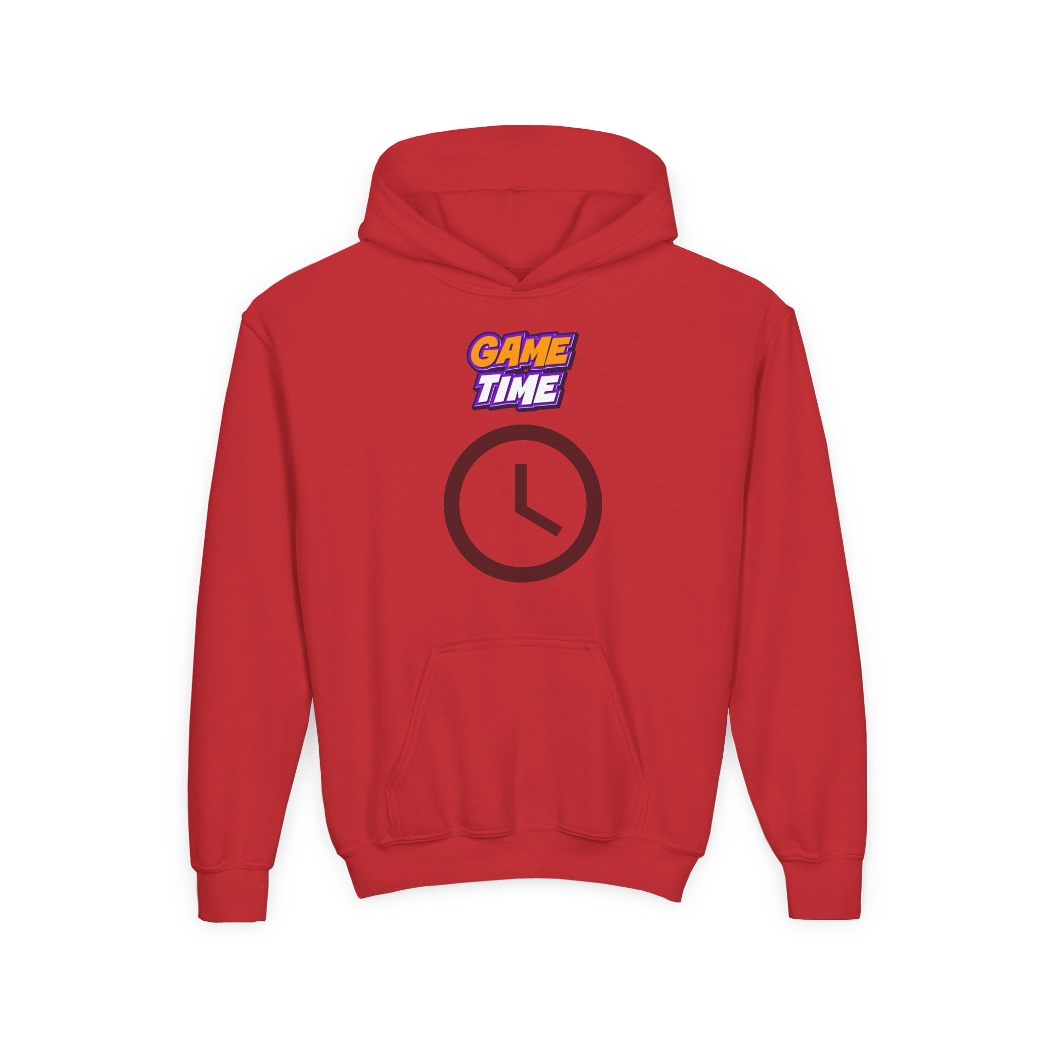 Kid's Game Time Hoodie with Cat Hero Design