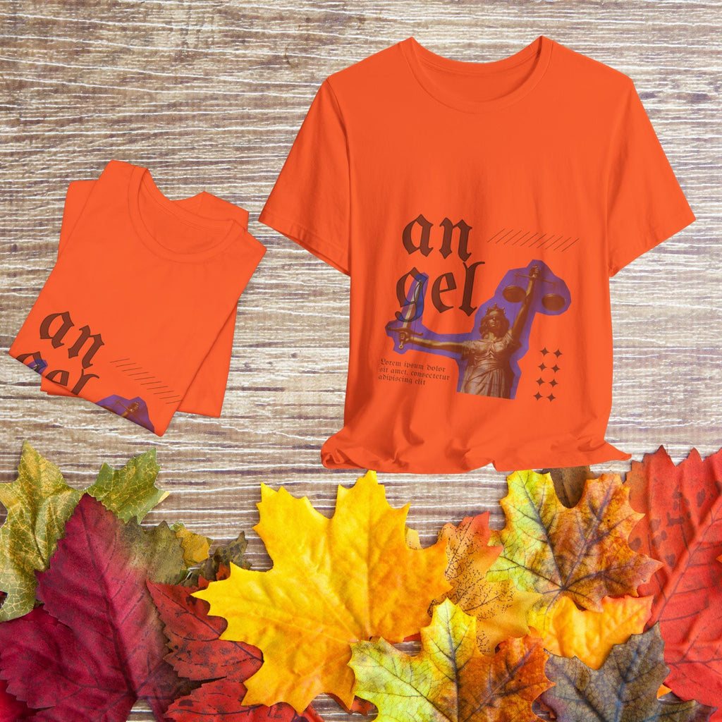 Guardian Angel Graphic Tee: Inspirational Cotton T-Shirt