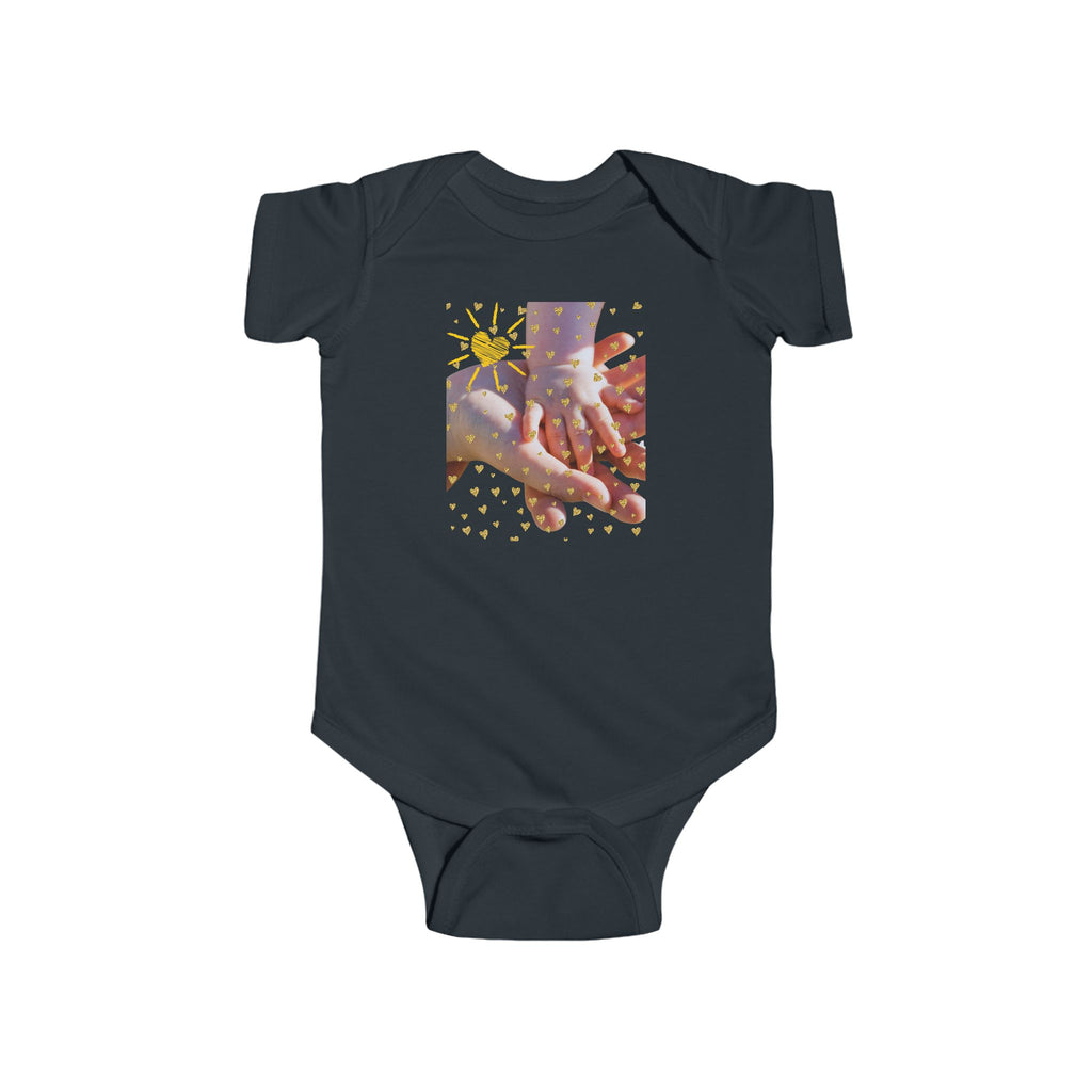 Sunshine & Hands Infant Bodysuit – Cute Baby Outfit for Newborns
