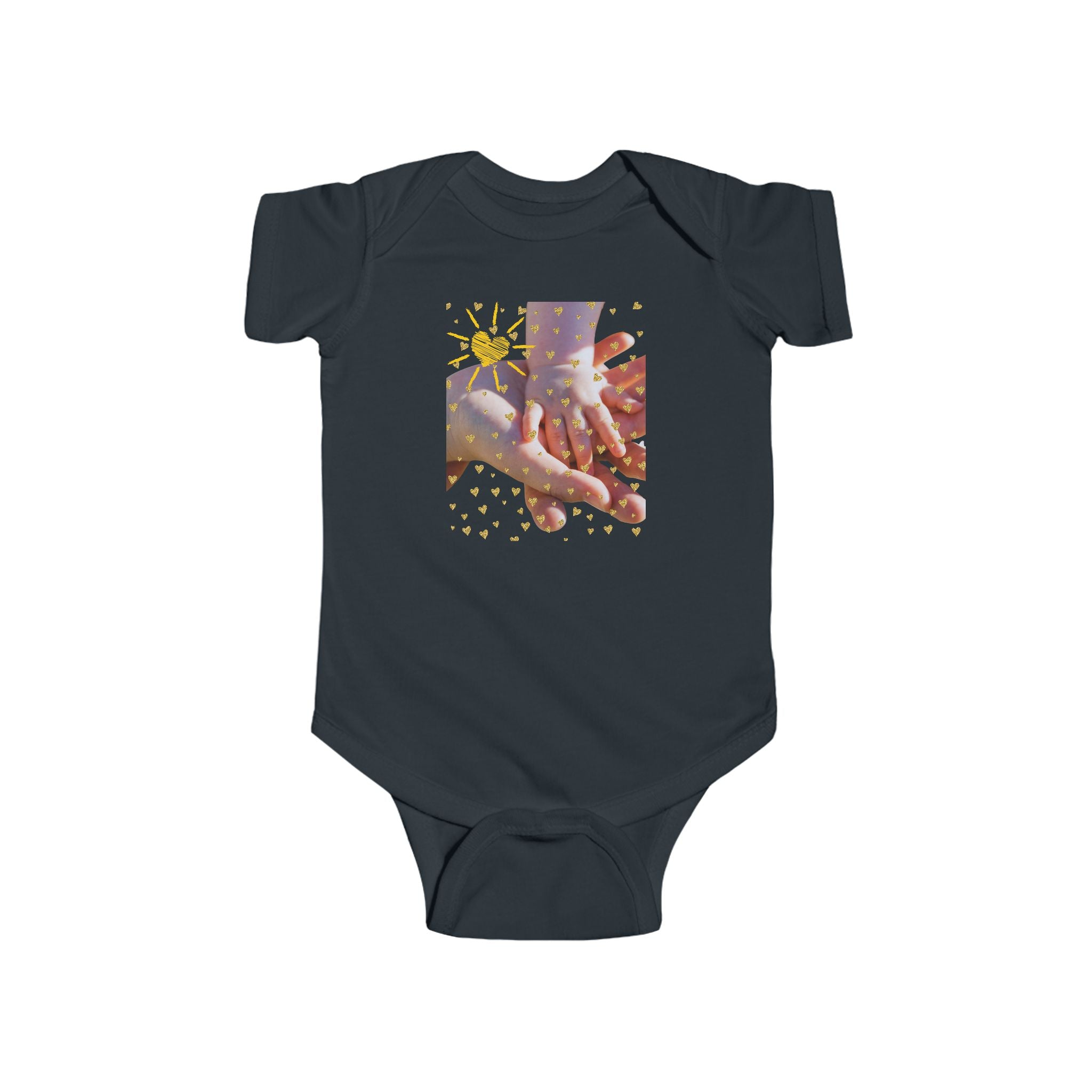 Sunshine & Hands Infant Bodysuit – Cute Baby Outfit for Newborns