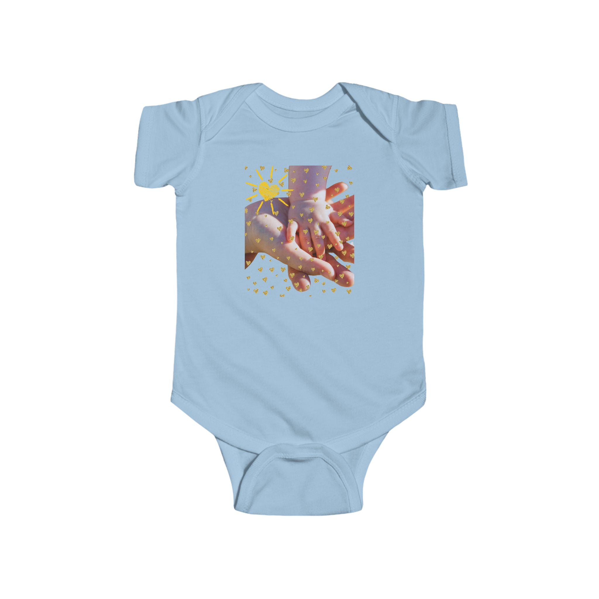 Sunshine & Hands Infant Bodysuit – Cute Baby Outfit for Newborns