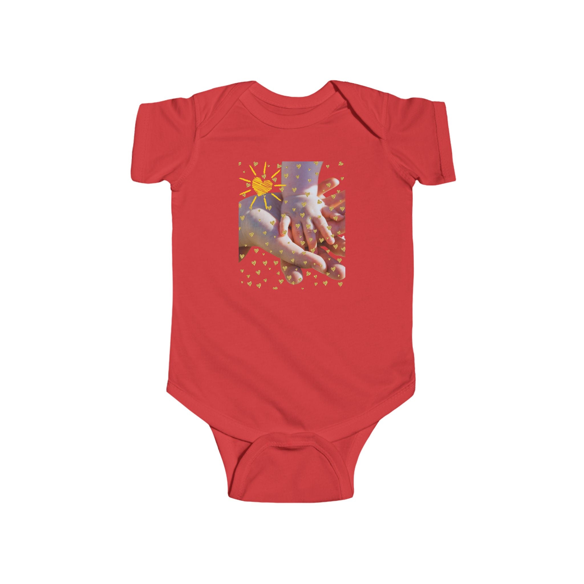 Sunshine & Hands Infant Bodysuit – Cute Baby Outfit for Newborns