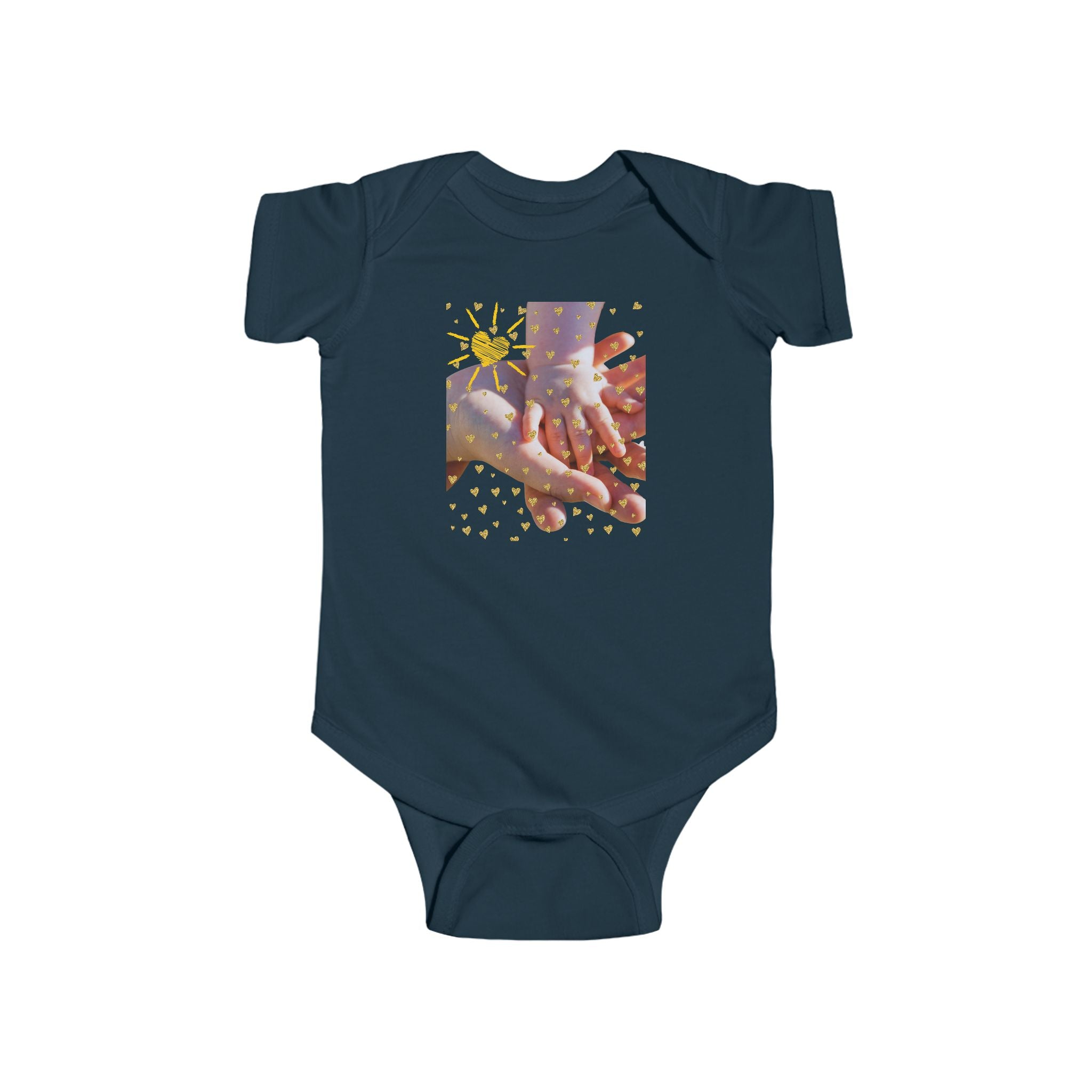 Sunshine & Hands Infant Bodysuit – Cute Baby Outfit for Newborns