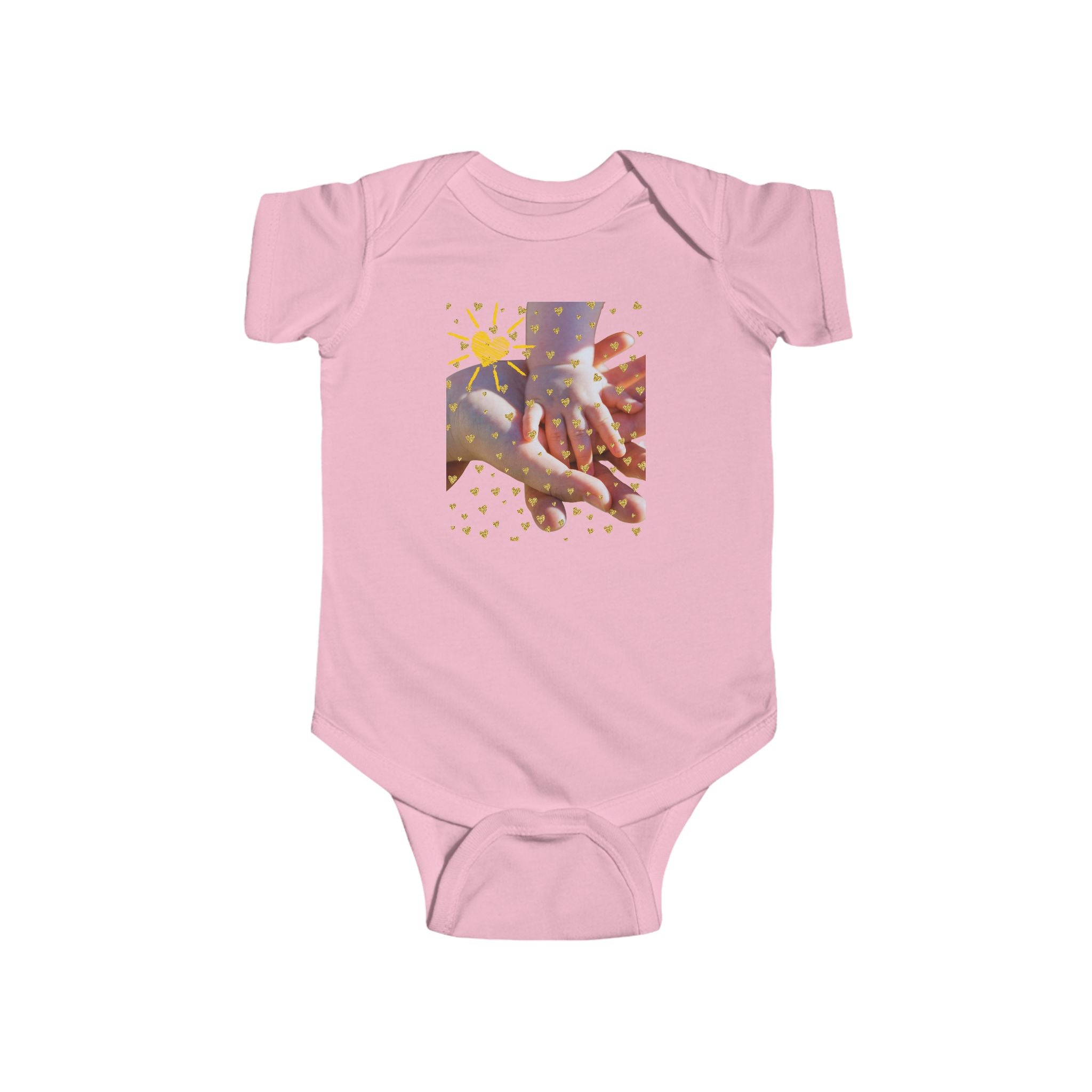 Sunshine & Hands Infant Bodysuit – Cute Baby Outfit for Newborns