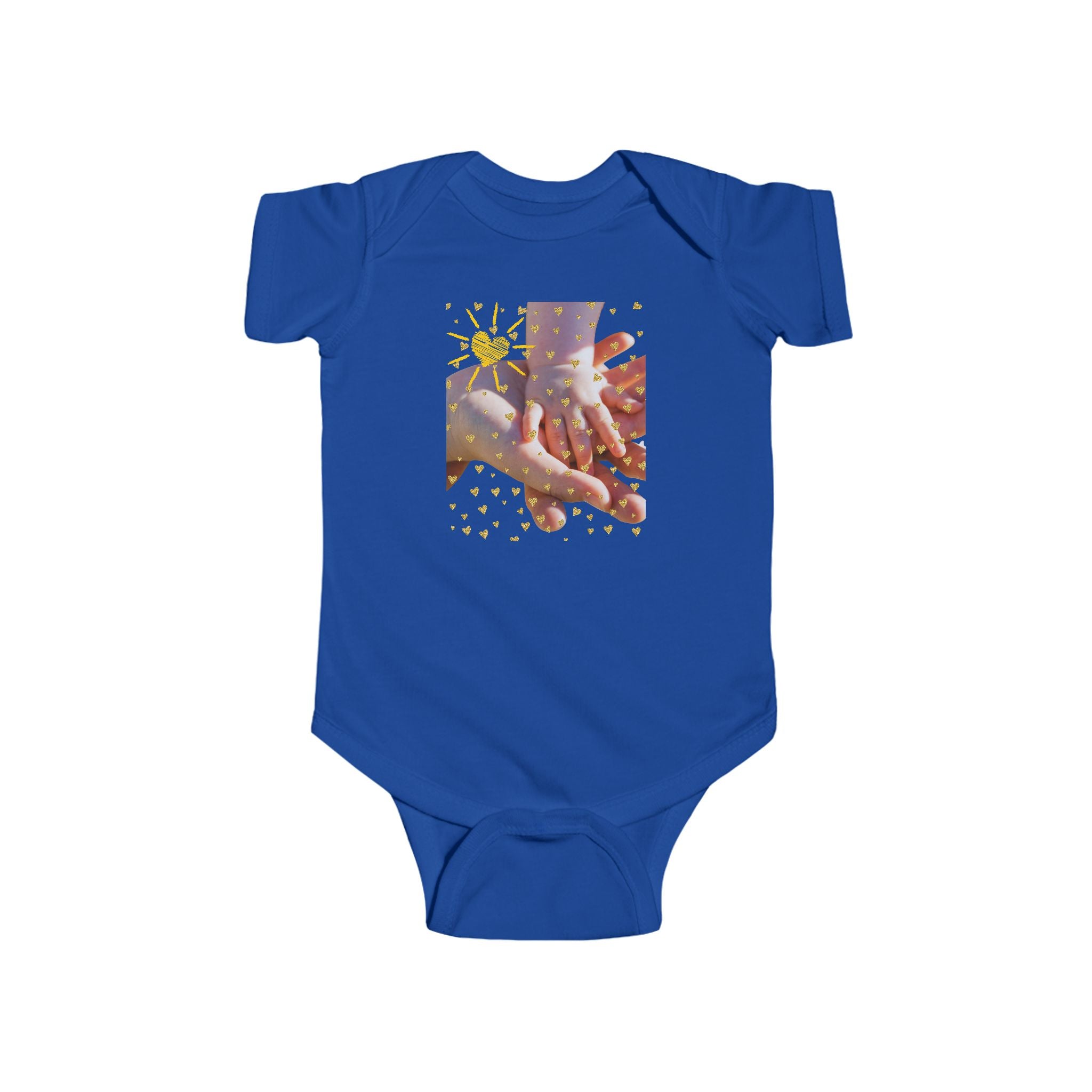Sunshine & Hands Infant Bodysuit – Cute Baby Outfit for Newborns