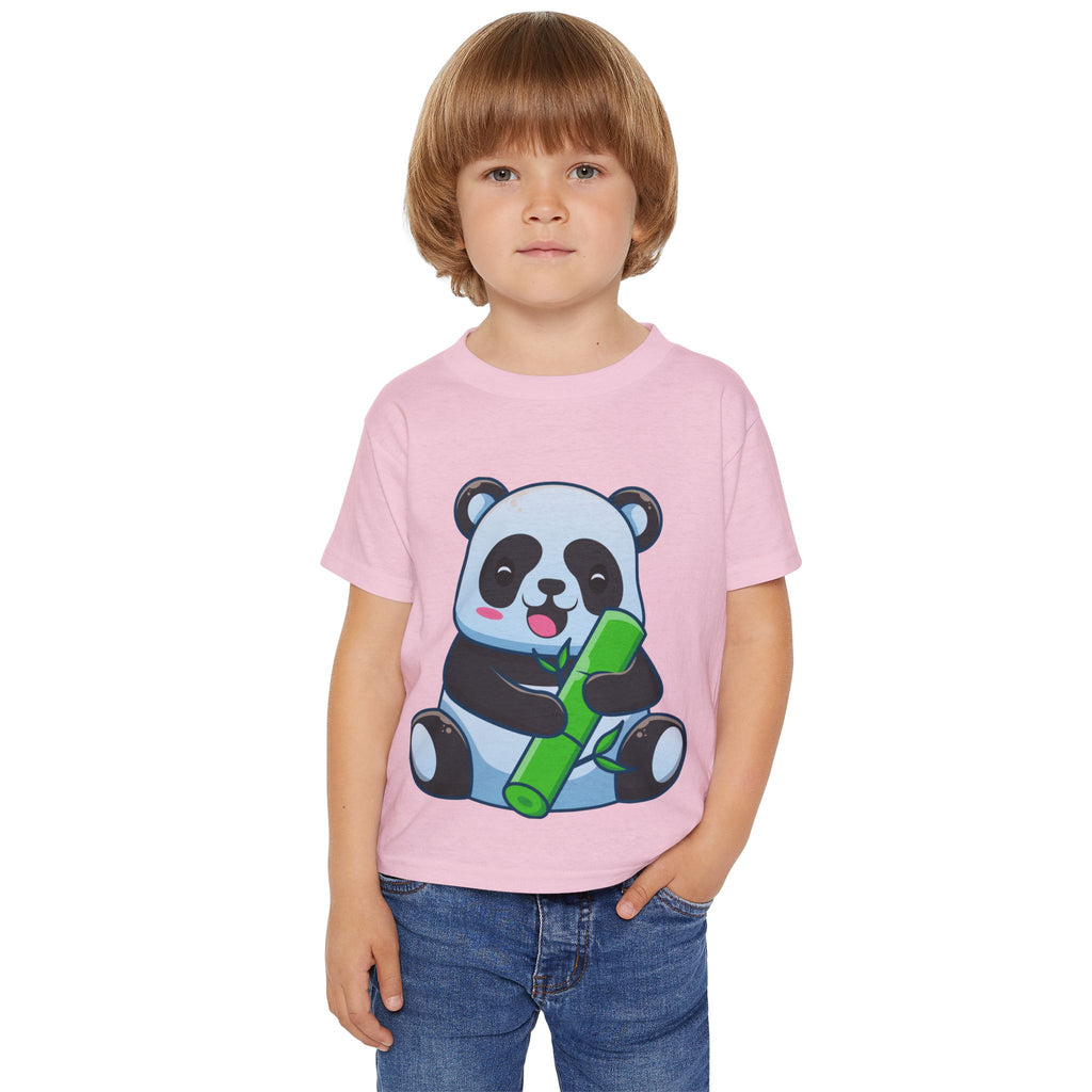 Cute Panda Toddler T-Shirt - Adorable Kids Wear for Fun and Play