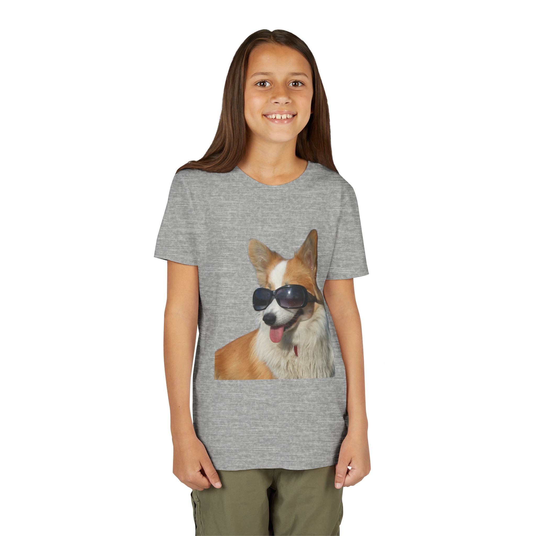 Cool Corgi Sunglasses Youth Tee