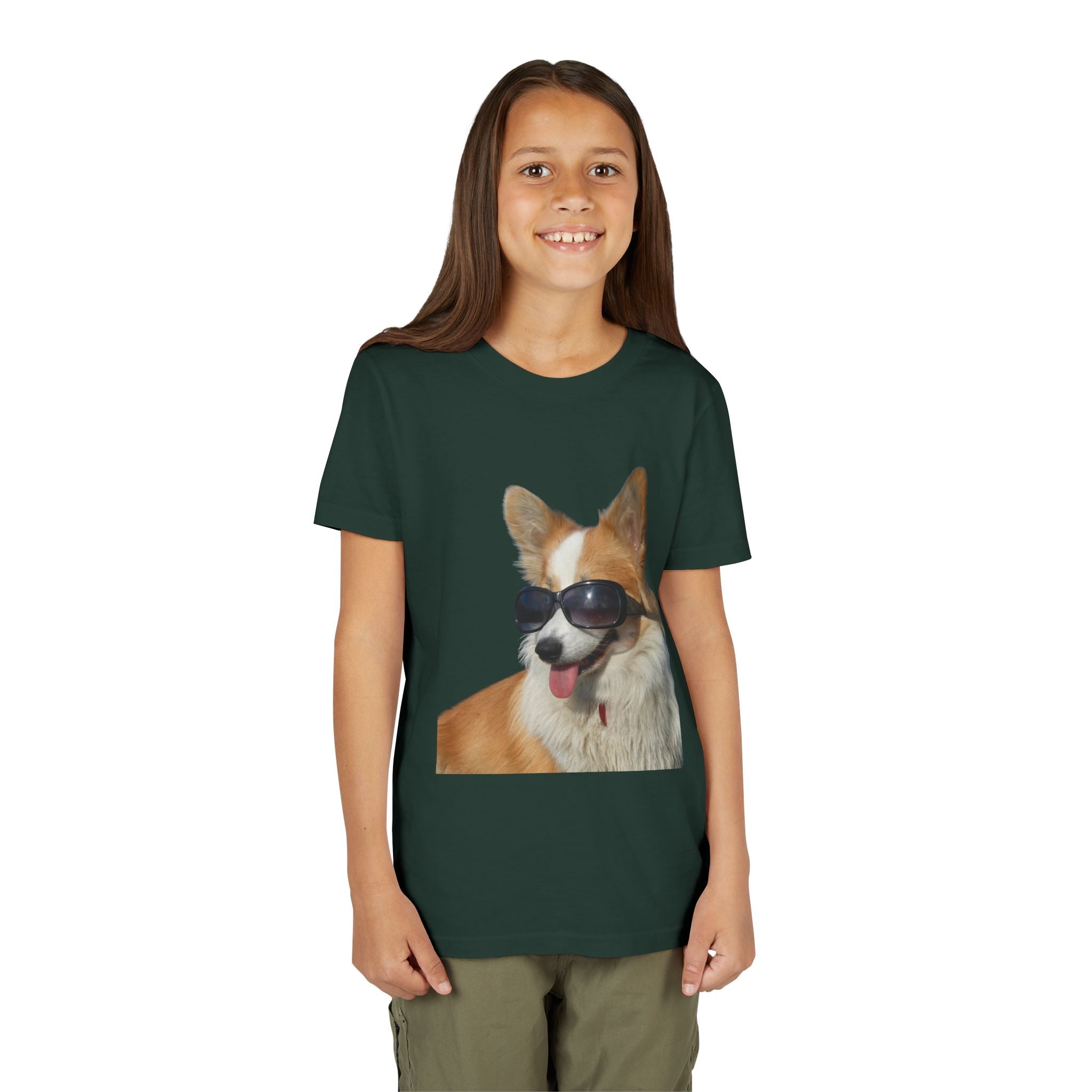 Cool Corgi Sunglasses Youth Tee