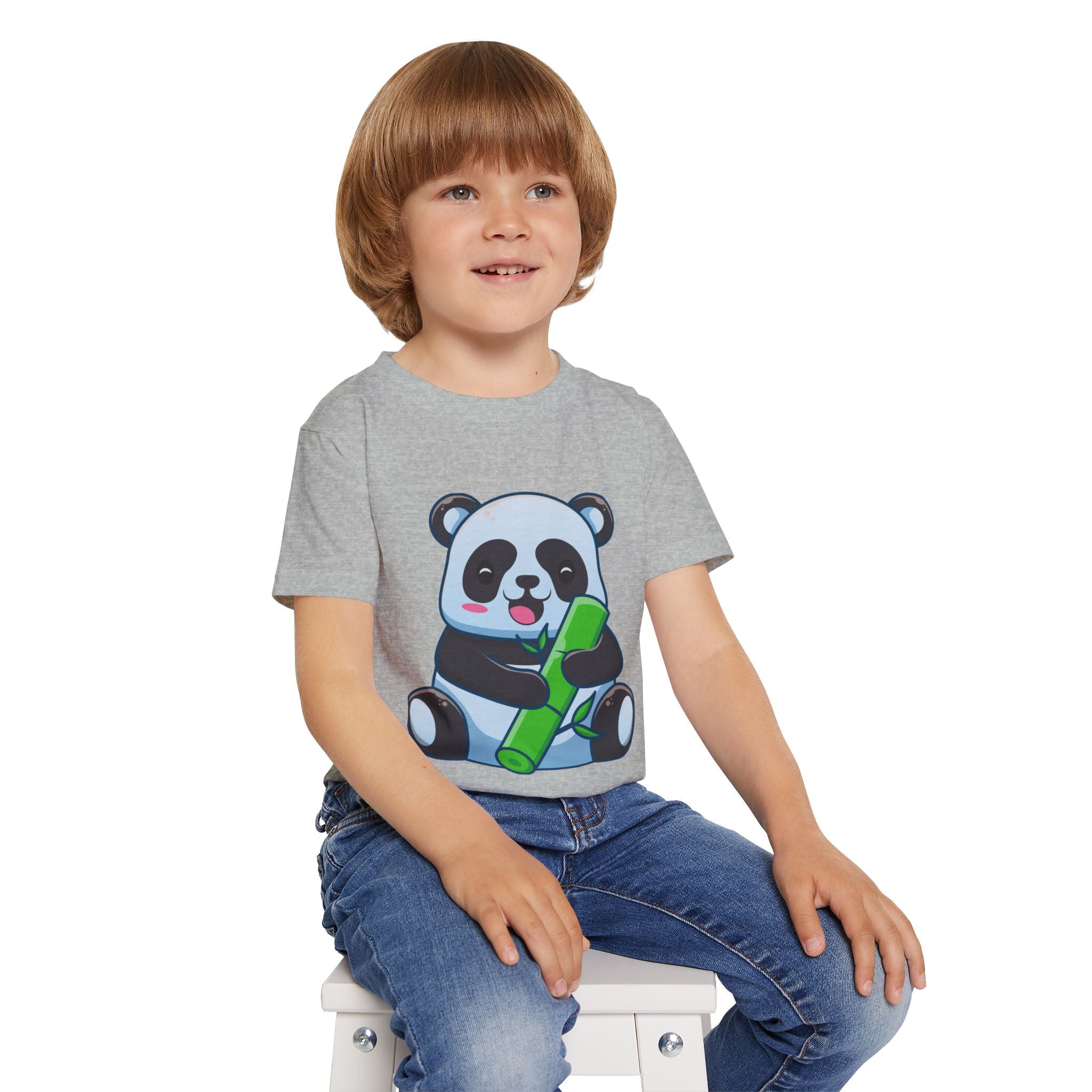 Cute Panda Toddler T-Shirt - Adorable Kids Wear for Fun and Play