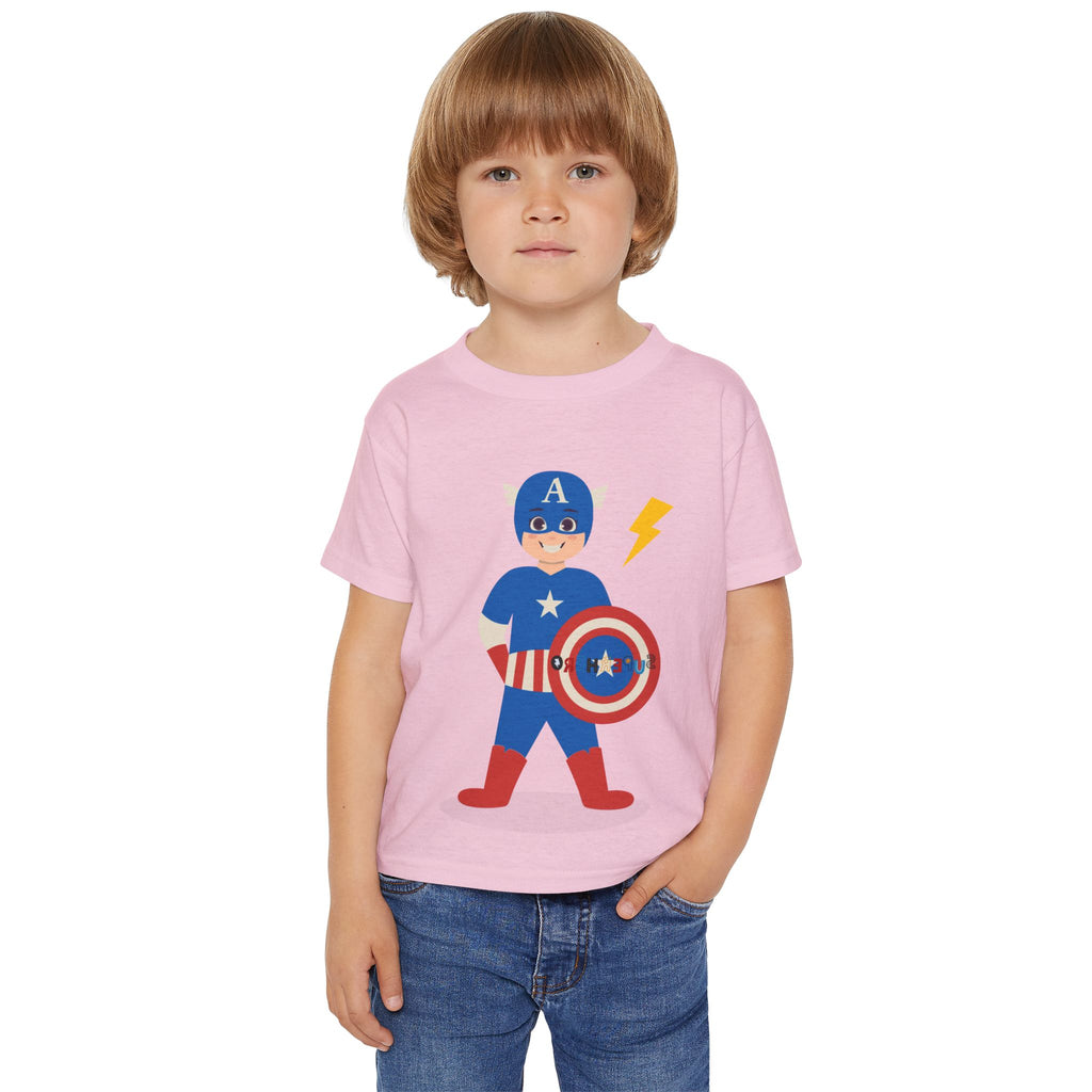 Superhero Toddler T-Shirt - Captain Thunder Design