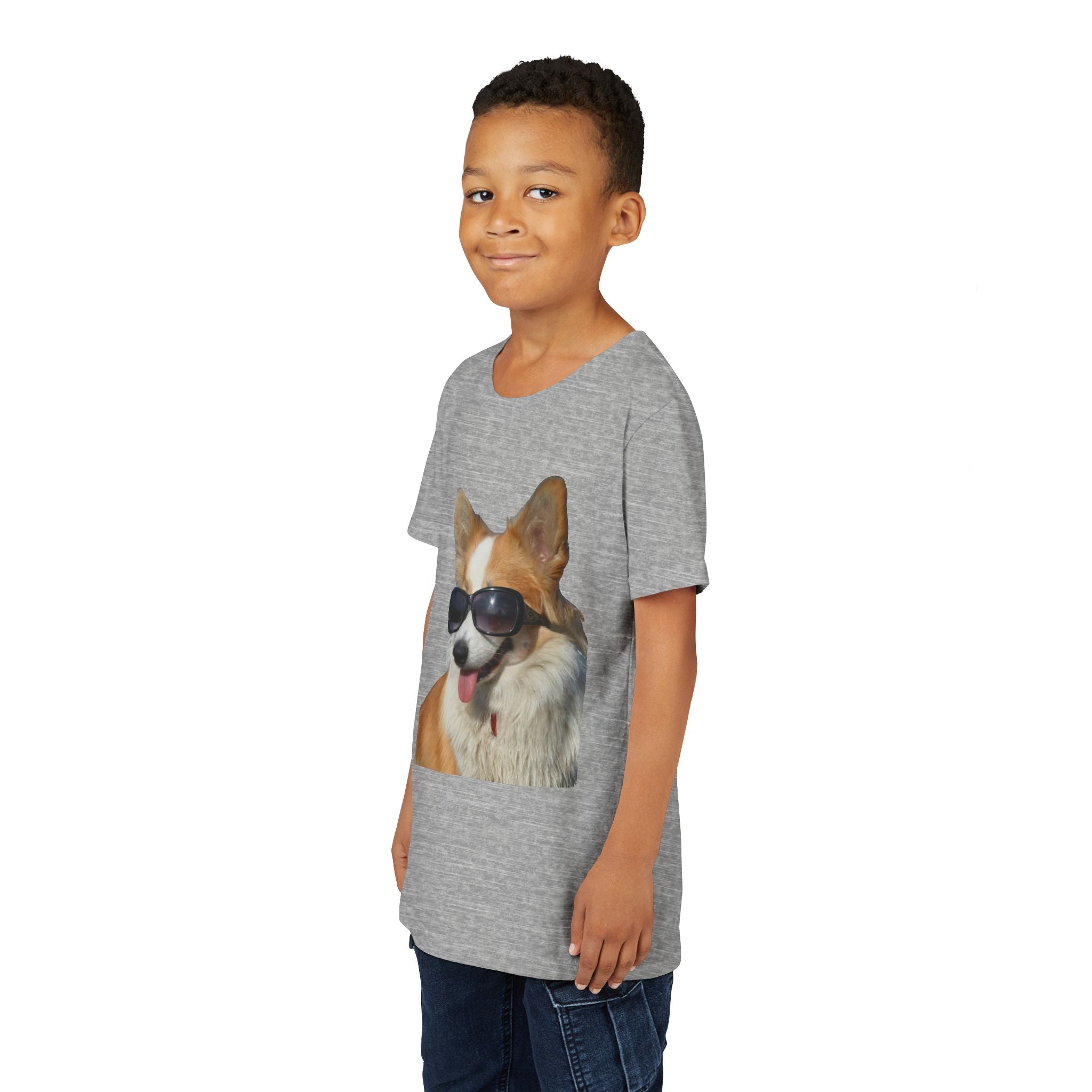 Cool Corgi Sunglasses Youth Tee