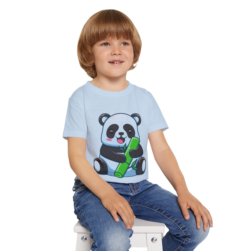 Cute Panda Toddler T-Shirt - Adorable Kids Wear for Fun and Play