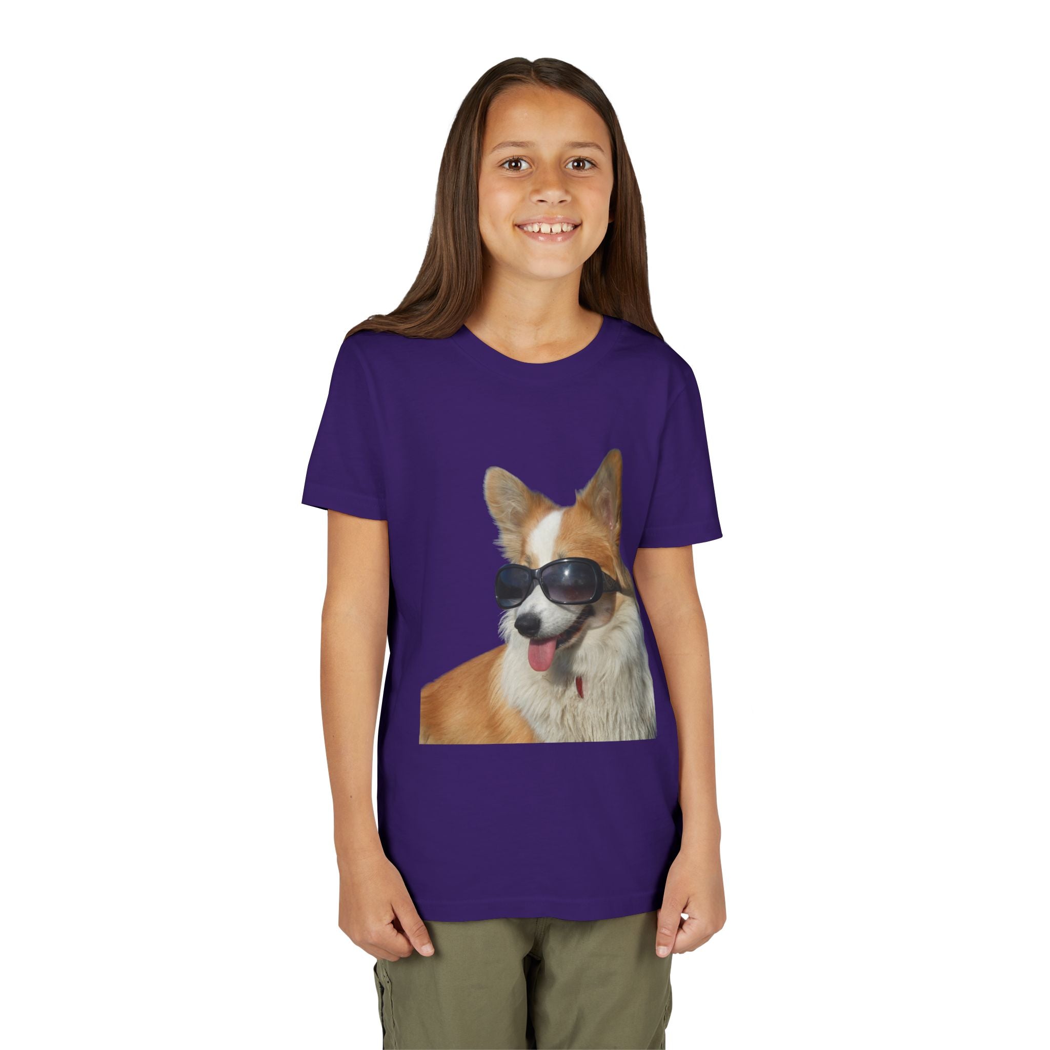 Cool Corgi Sunglasses Youth Tee