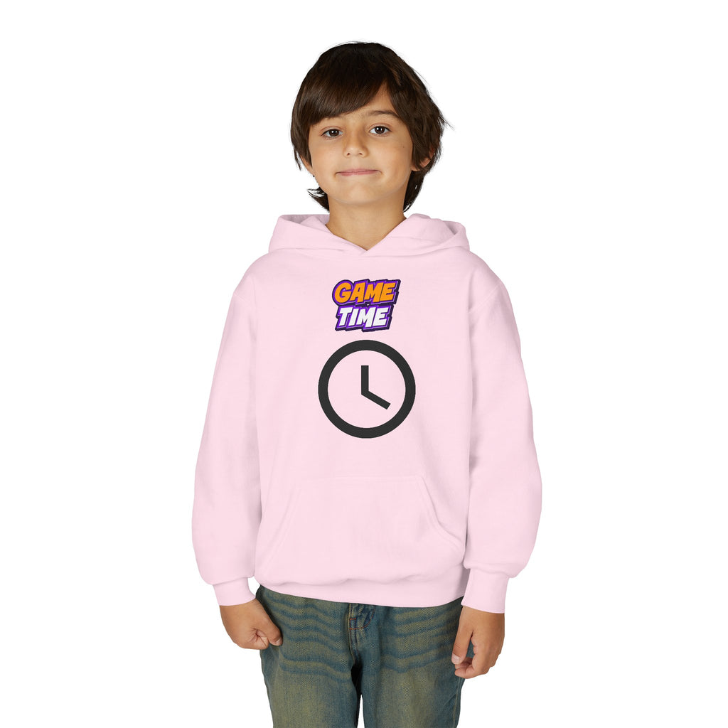 Kid's Game Time Hoodie with Cat Hero Design