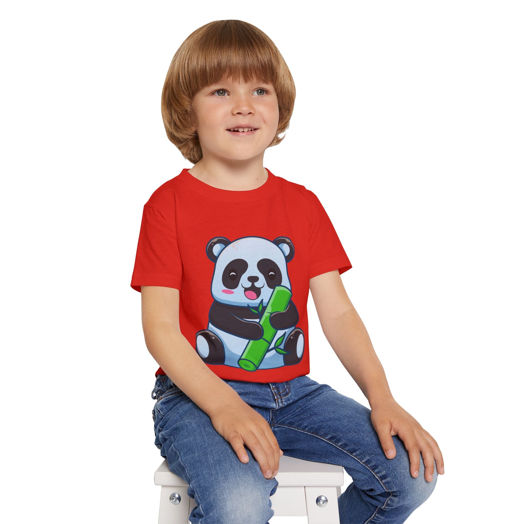 Cute Panda Toddler T-Shirt - Adorable Kids Wear for Fun and Play