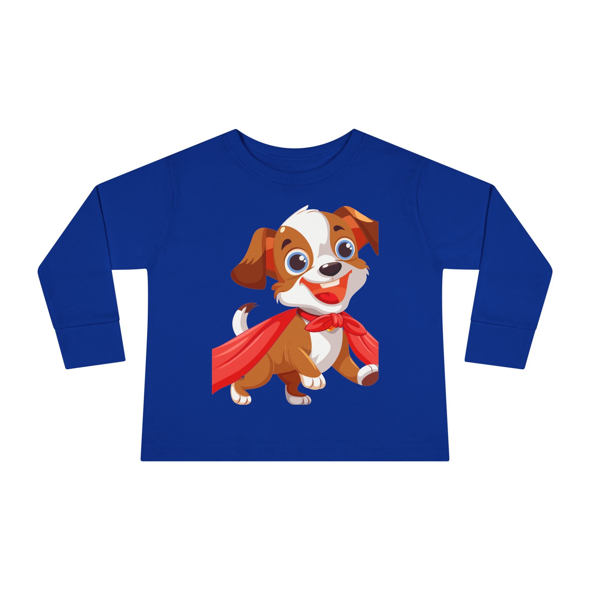 Super Cute Puppy Hero Toddler Long Sleeve Tee