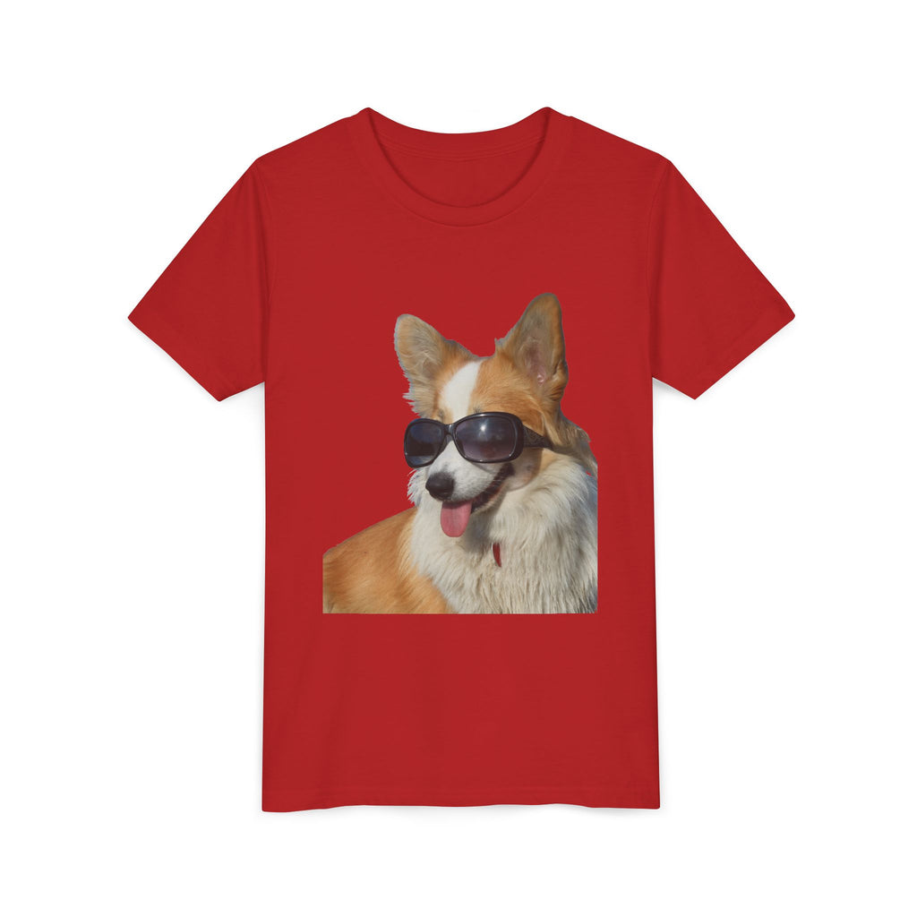 Cool Corgi Sunglasses Youth Tee