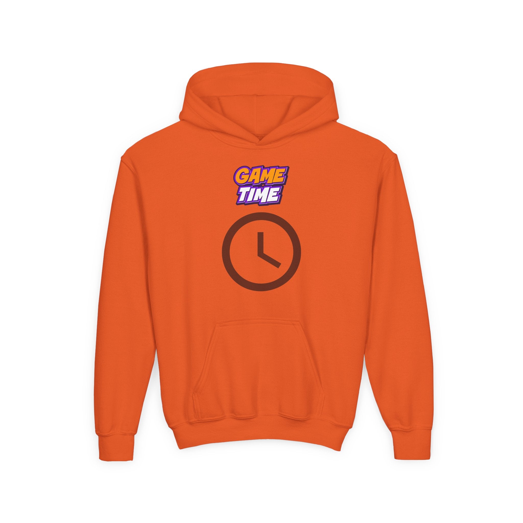 Kid's Game Time Hoodie with Cat Hero Design