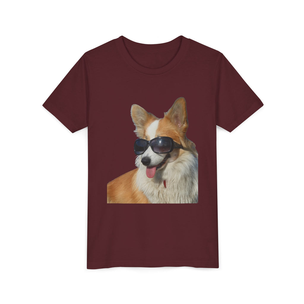 Cool Corgi Sunglasses Youth Tee