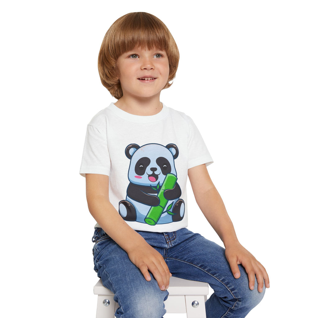 Cute Panda Toddler T-Shirt - Adorable Kids Wear for Fun and Play