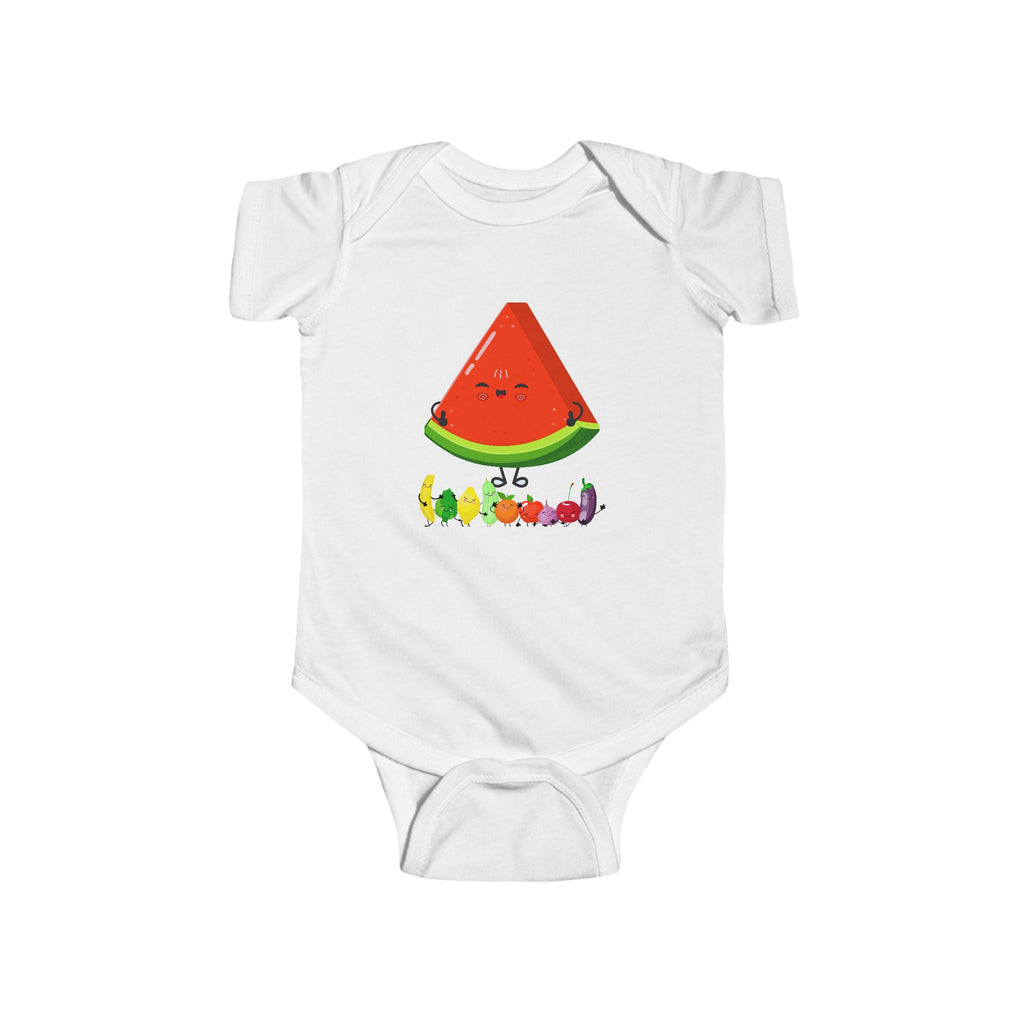 Cute Watermelon Infant Bodysuit - Adorable Baby Outfit for Summer Celebrations