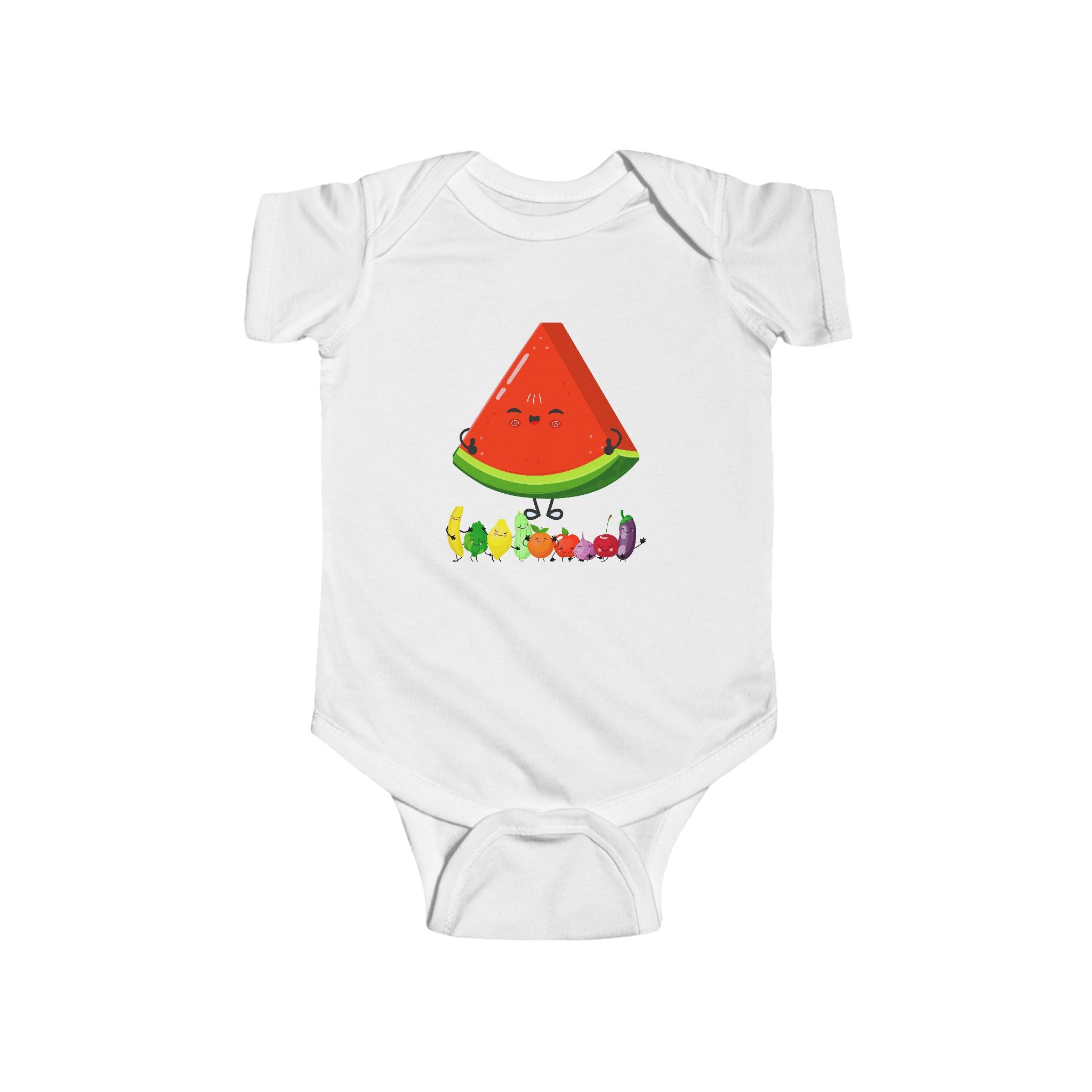Cute Watermelon Infant Bodysuit - Adorable Baby Outfit for Summer Celebrations