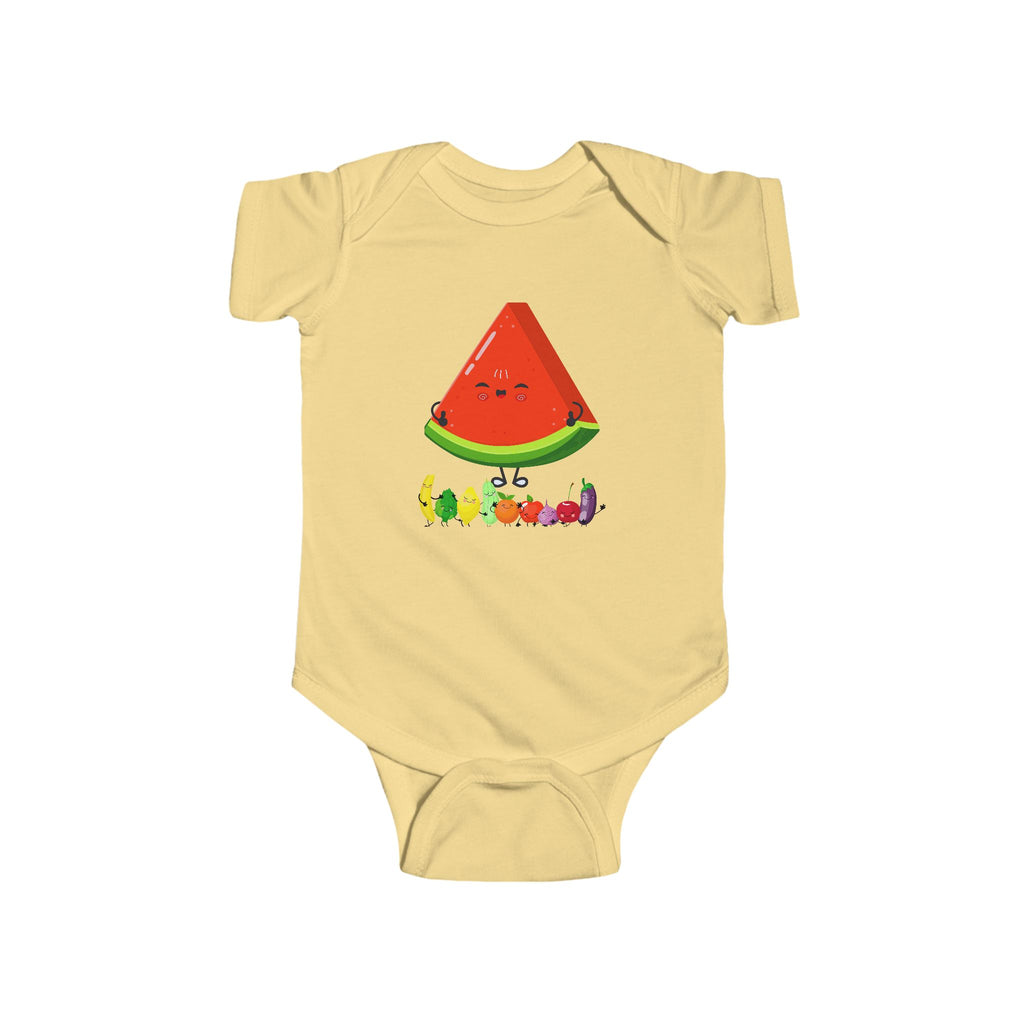 Cute Watermelon Infant Bodysuit - Adorable Baby Outfit for Summer Celebrations