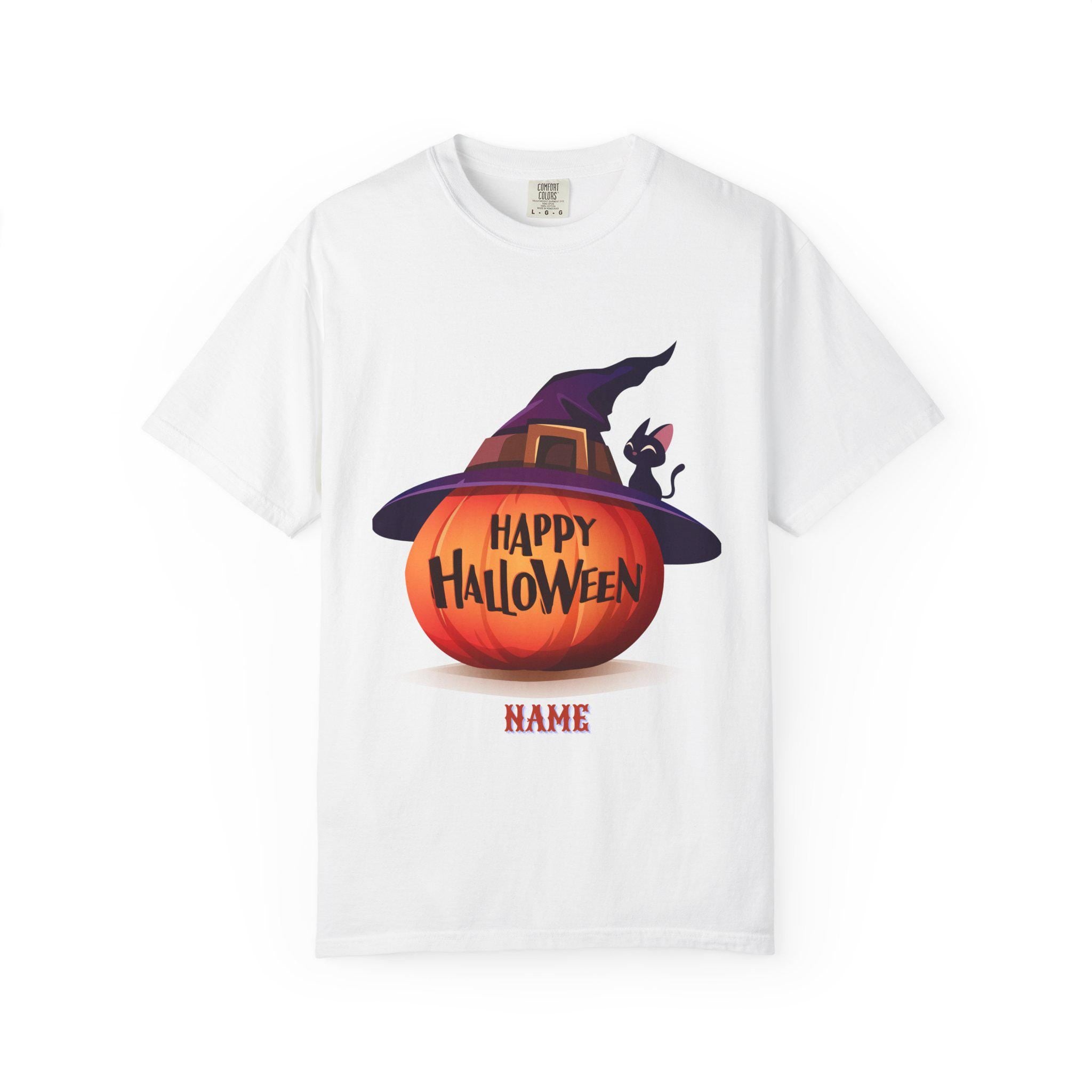 Spooky   Halloween Fun, Fall Shirt, Pumpkin Cat Tee, Halloween Costume,