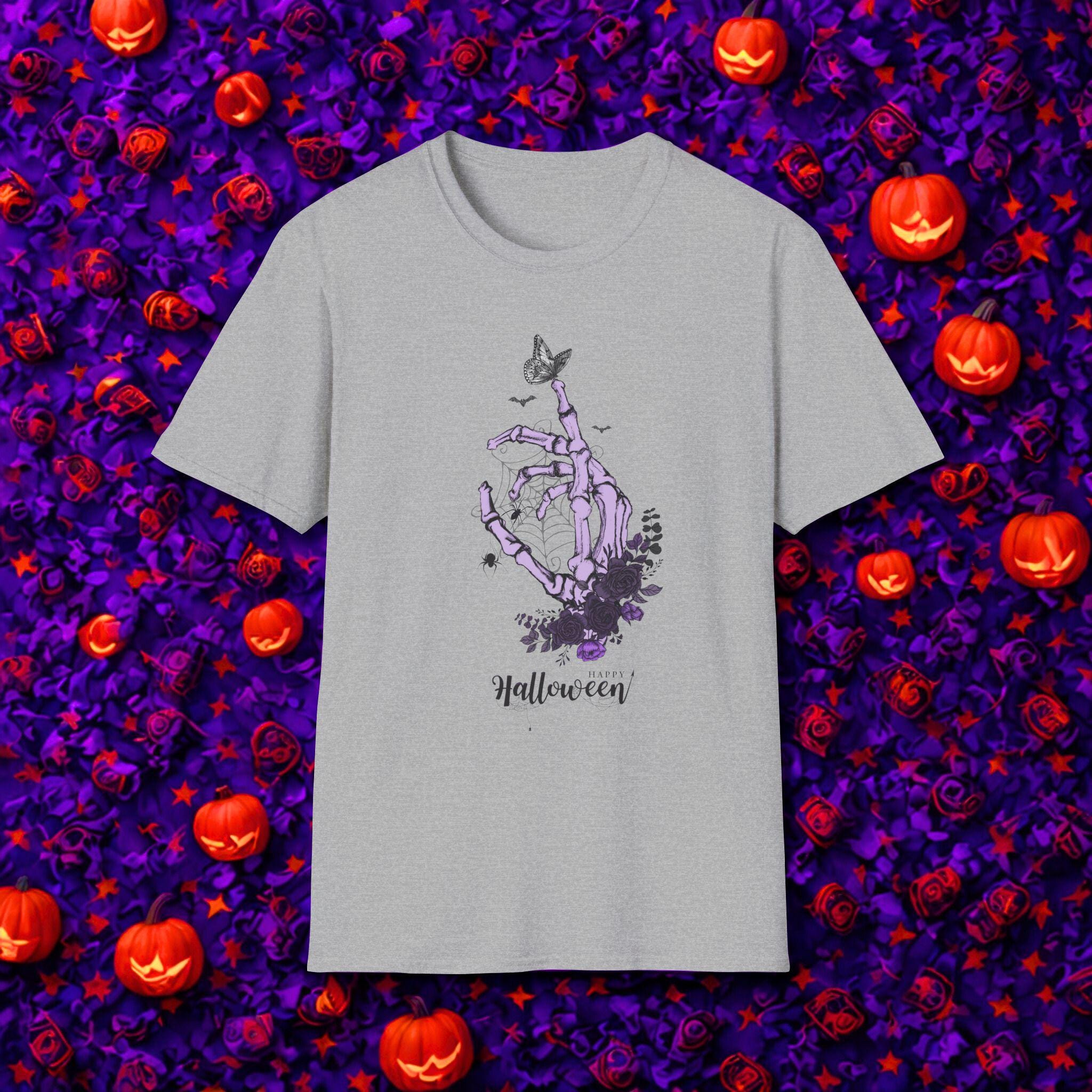 Halloween Unisex  Spooky Graphic Tee, Halloween Costume Shirt, Ghostly Apparel, Fall Festival Wear, October