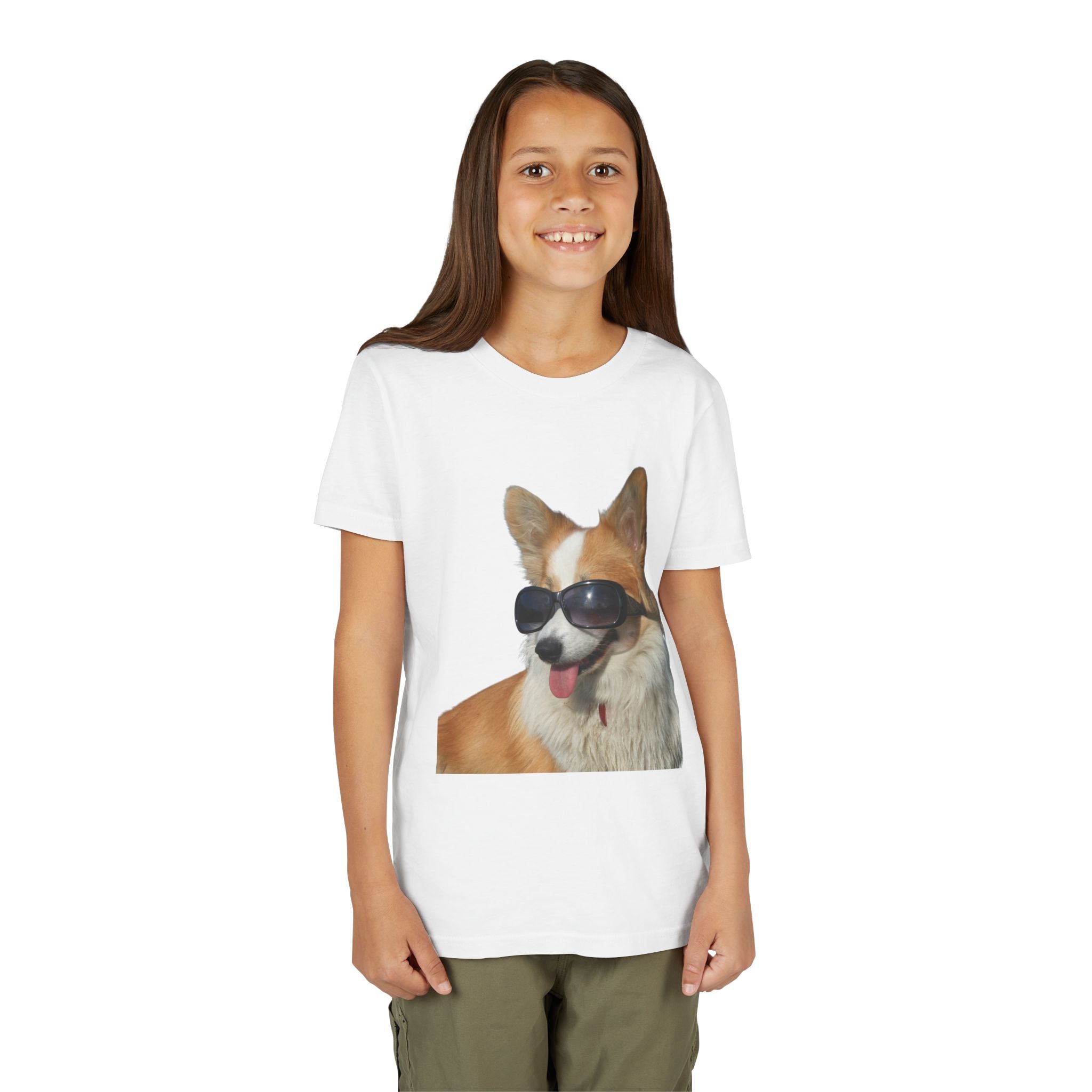Cool Corgi Sunglasses Youth Tee