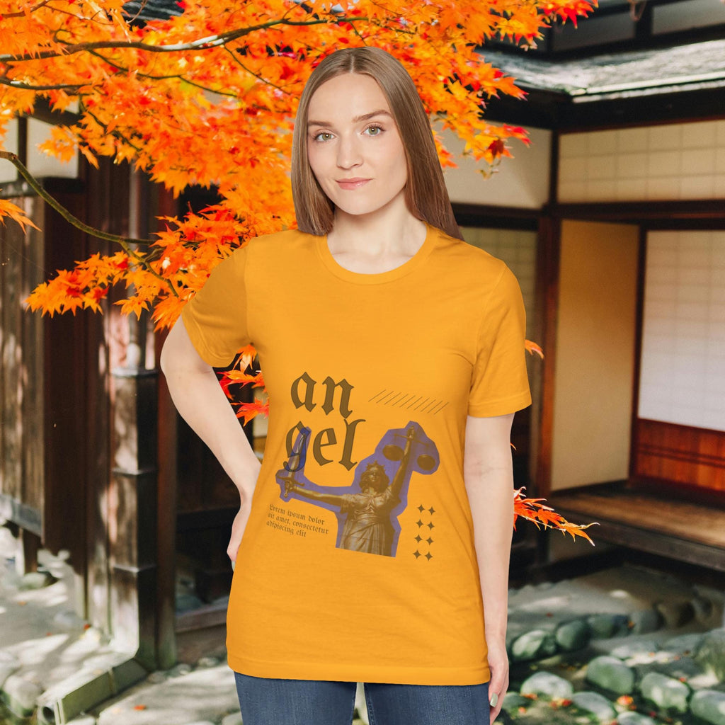 Guardian Angel Graphic Tee: Inspirational Cotton T-Shirt