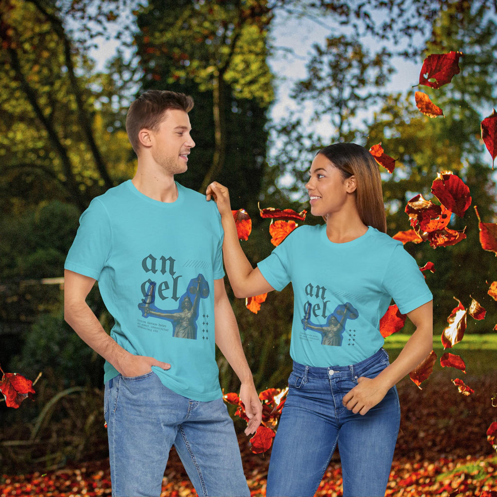 Guardian Angel Graphic Tee: Inspirational Cotton T-Shirt