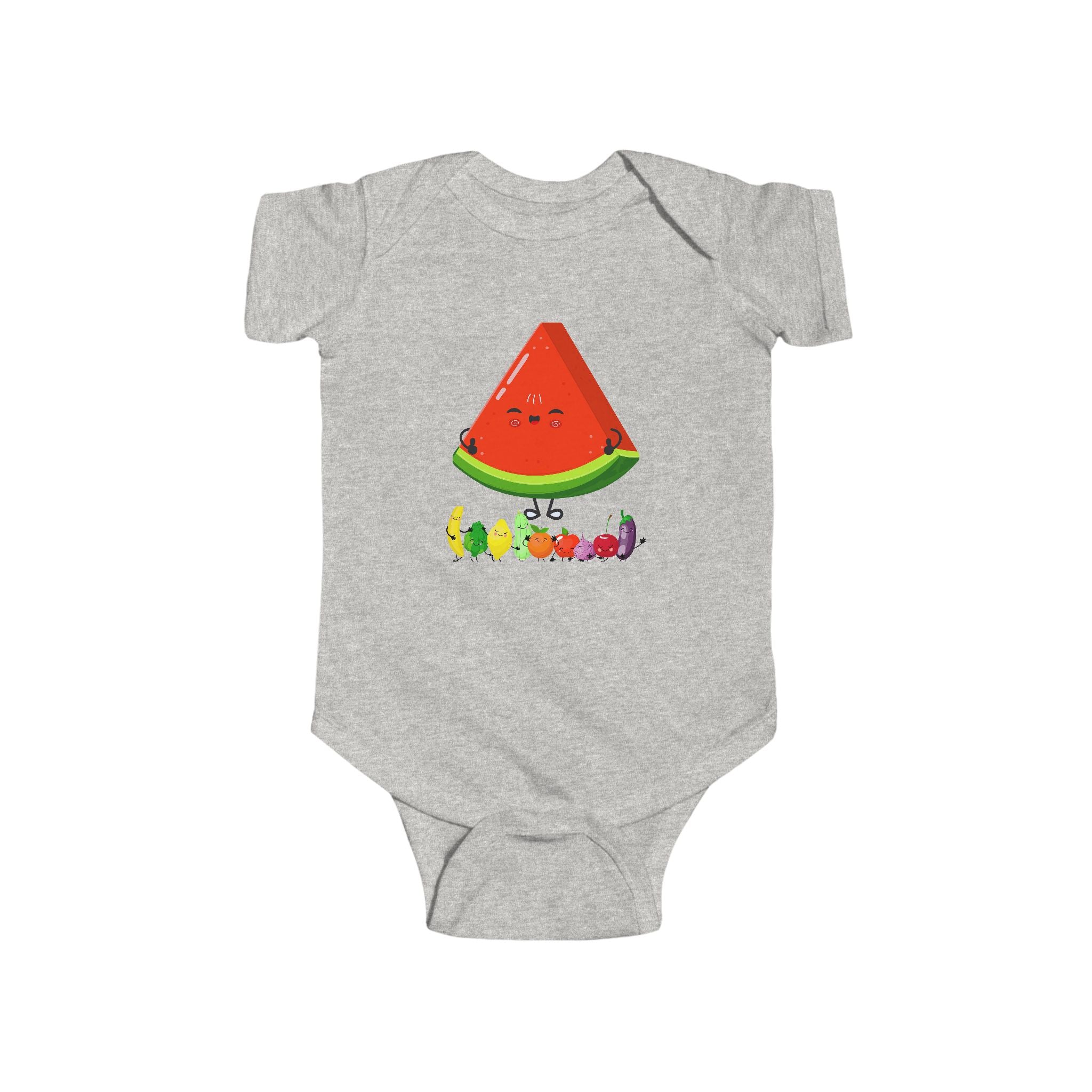 Cute Watermelon Infant Bodysuit - Adorable Baby Outfit for Summer Celebrations