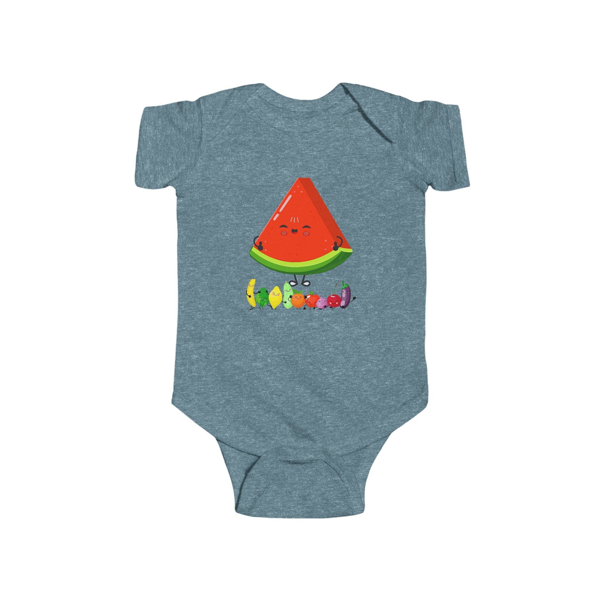 Cute Watermelon Infant Bodysuit - Adorable Baby Outfit for Summer Celebrations