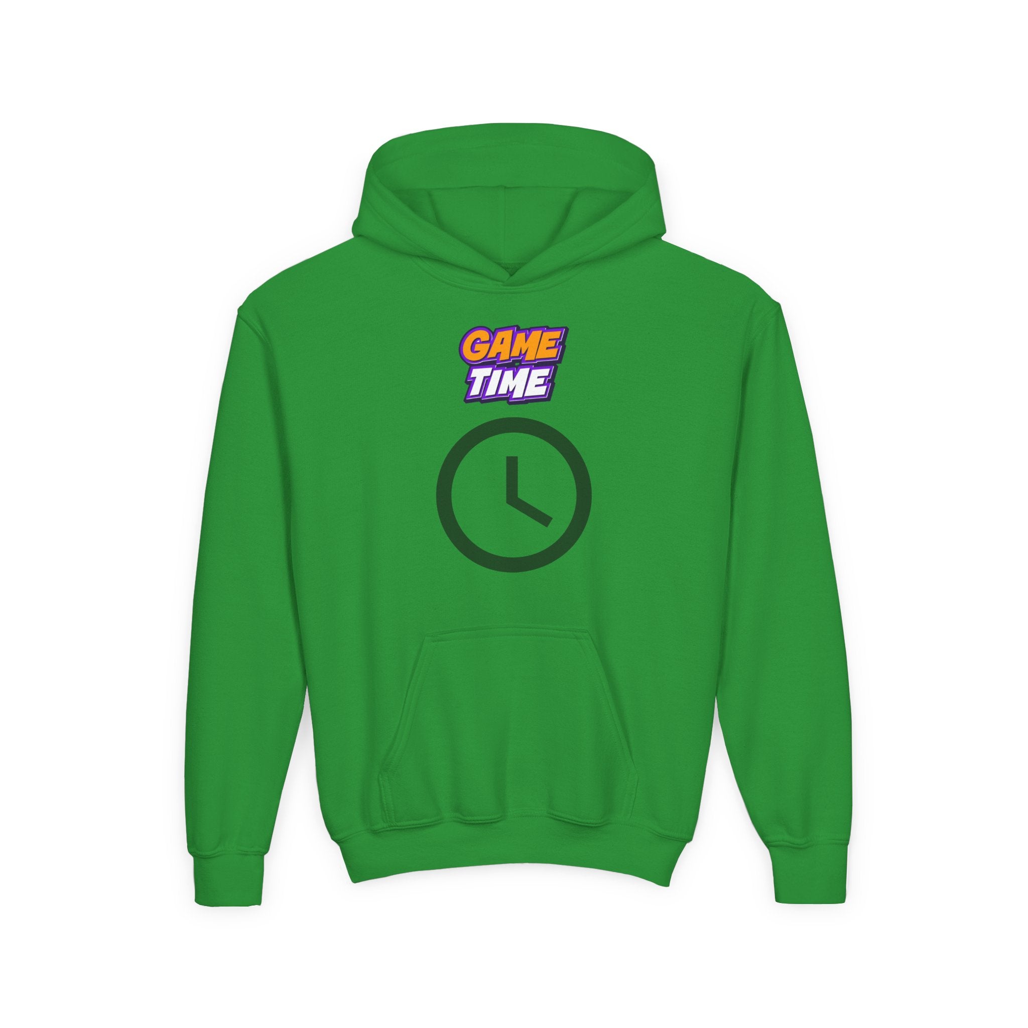 Kid's Game Time Hoodie with Cat Hero Design
