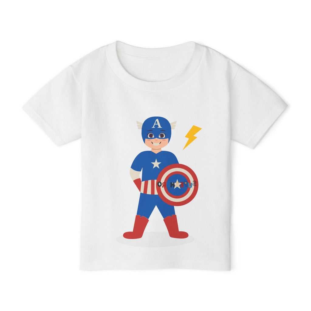 Superhero Toddler T-Shirt - Captain Thunder Design