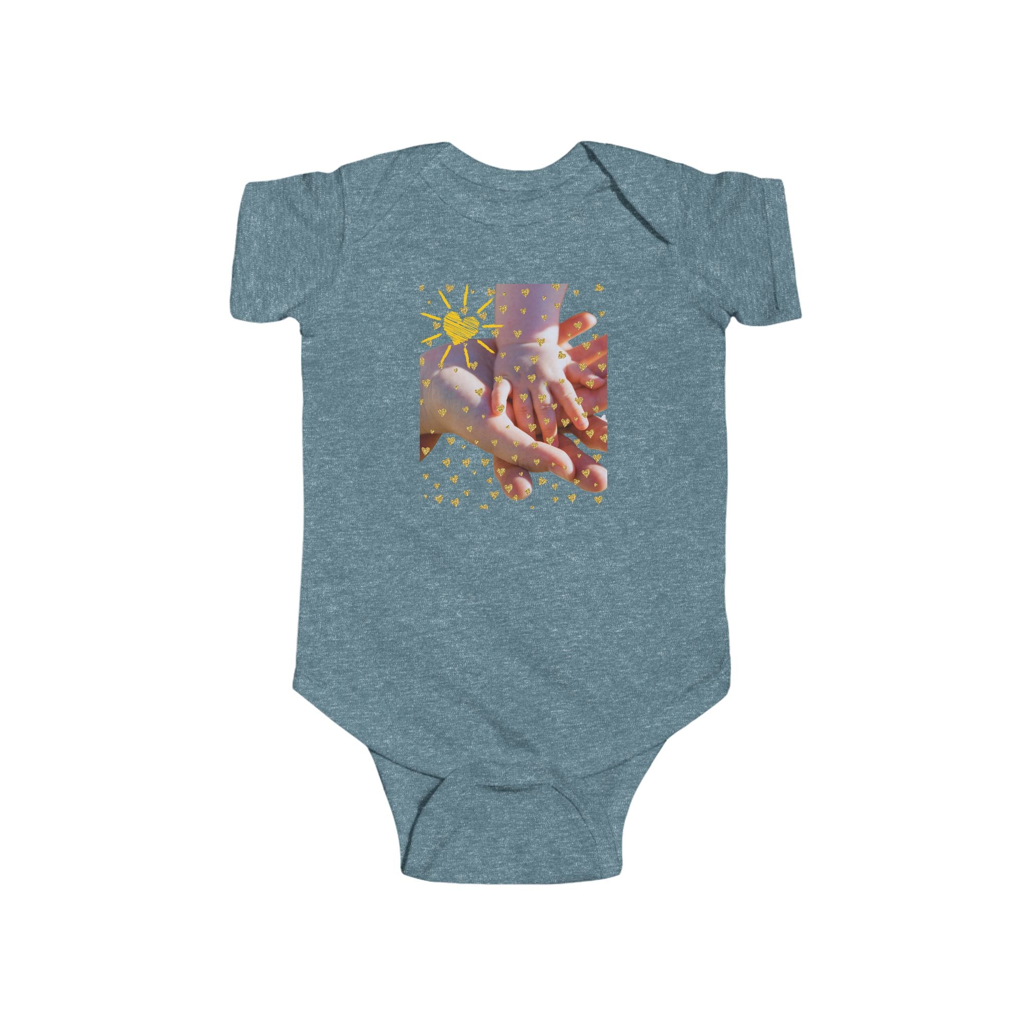 Sunshine & Hands Infant Bodysuit – Cute Baby Outfit for Newborns