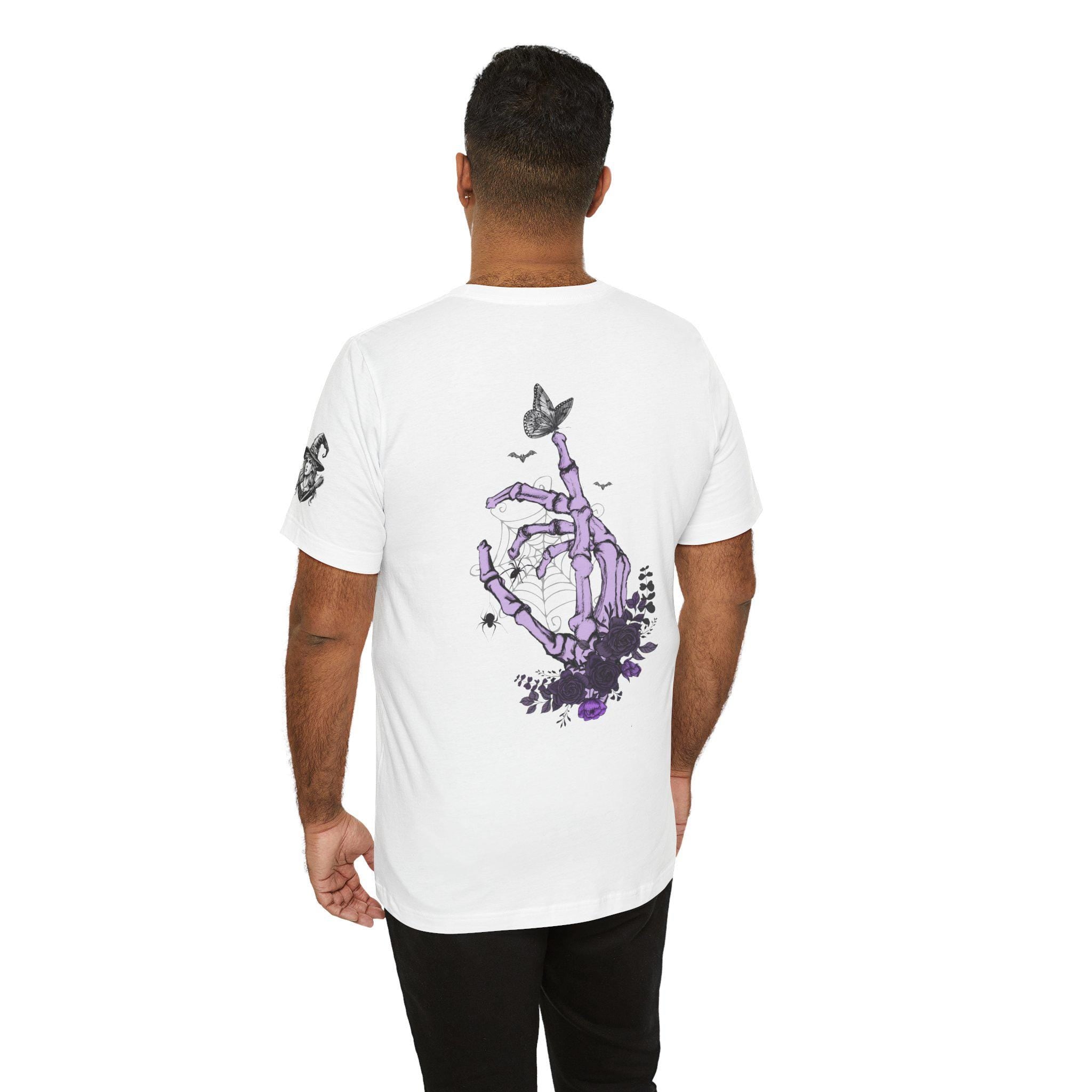 Skeleton Graphic Tee: Spooky Halloween Vibes - Unisex Cotton T-Shirt