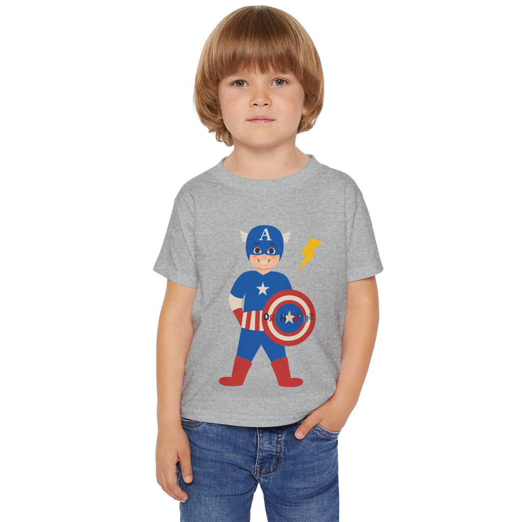Superhero Toddler T-Shirt - Captain Thunder Design