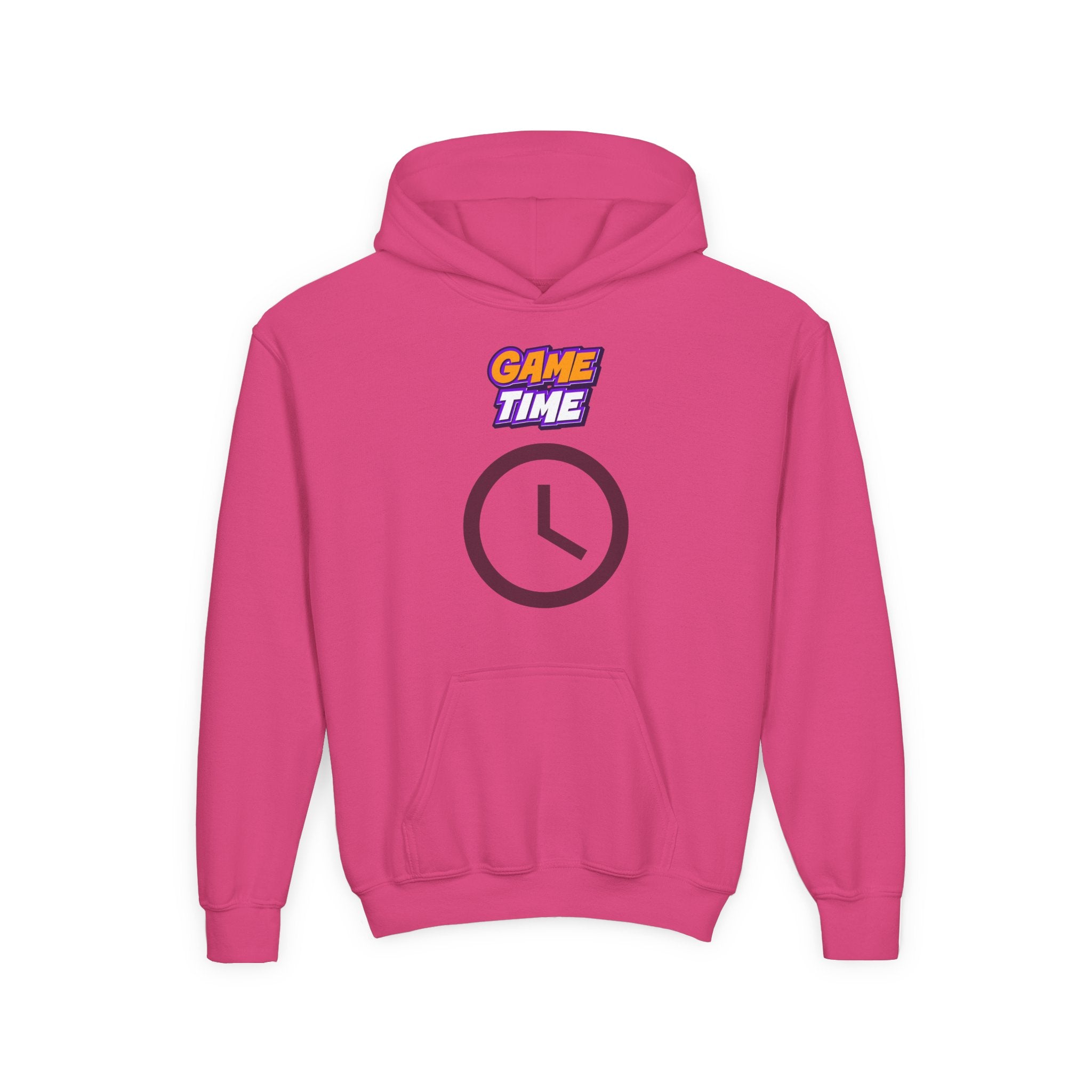 Kid's Game Time Hoodie with Cat Hero Design