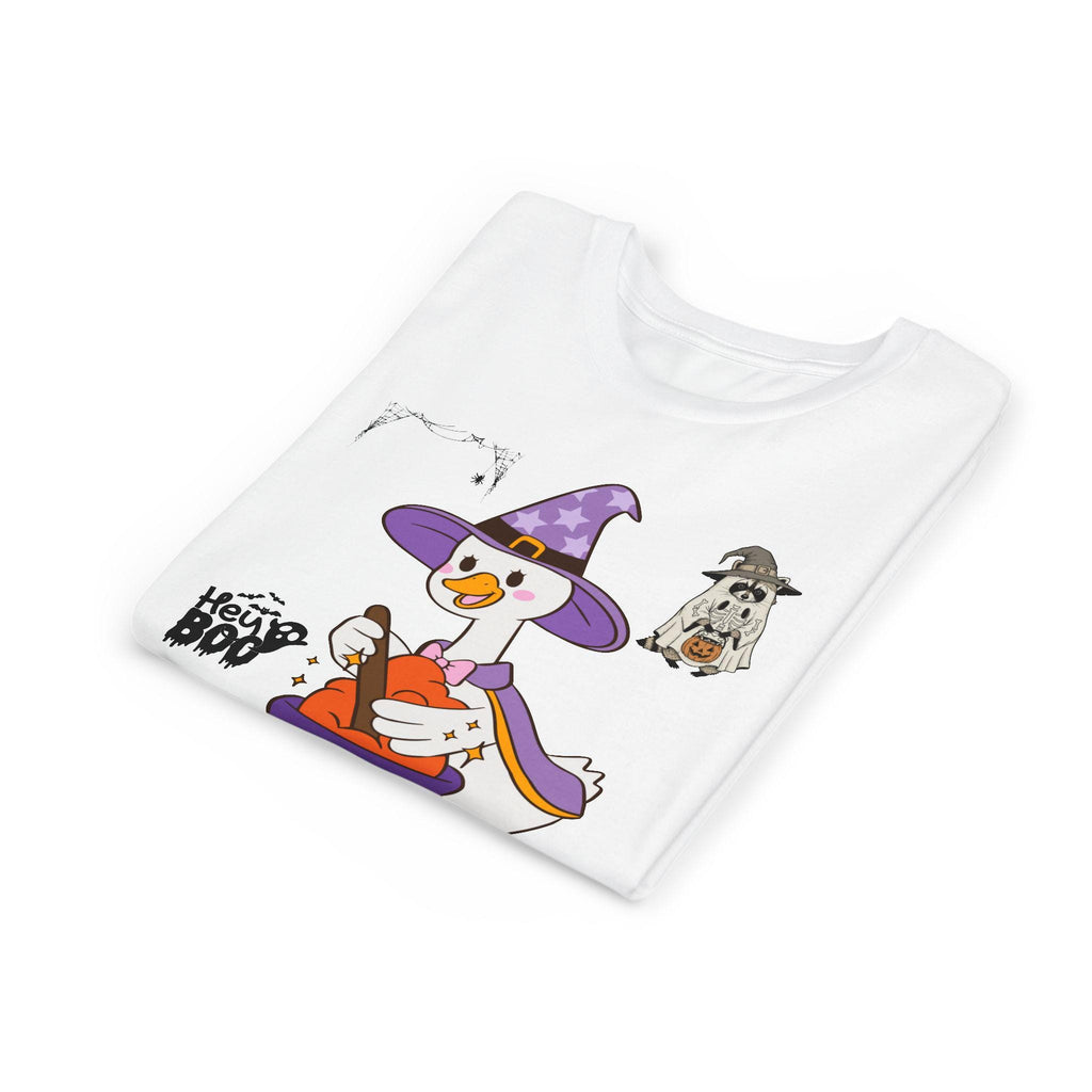 Halloween Goose Youth Tee: Spooky Trick-or-Treat Kids Shirt