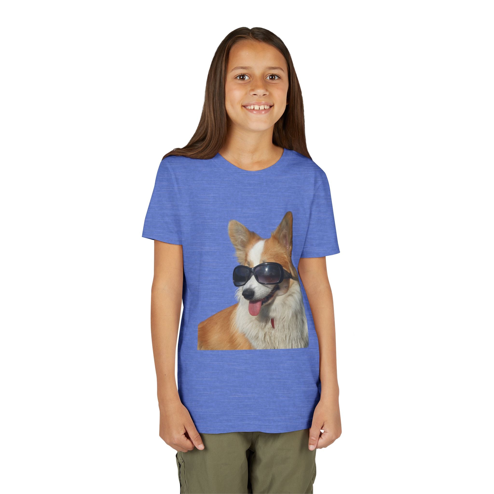 Cool Corgi Sunglasses Youth Tee