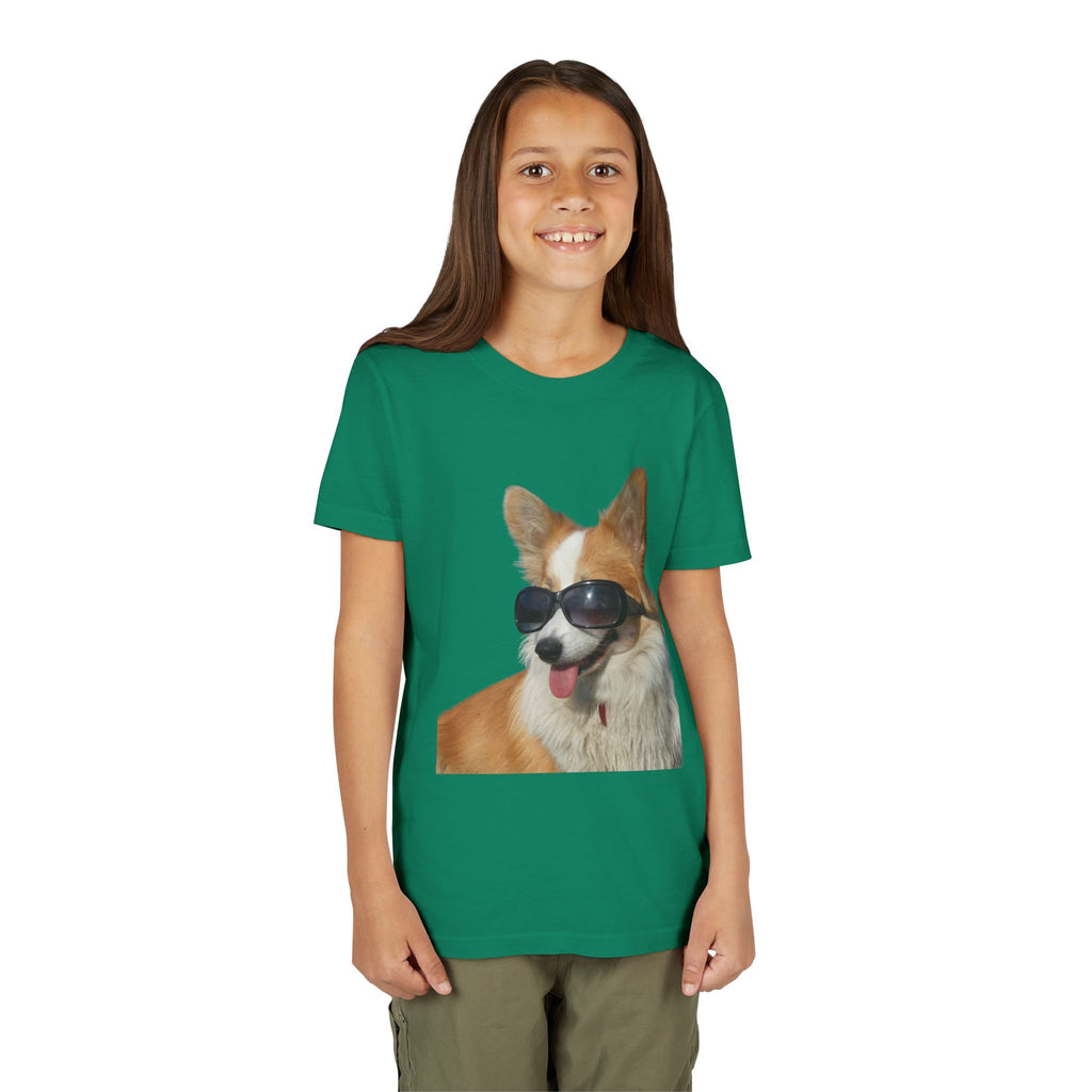 Cool Corgi Sunglasses Youth Tee