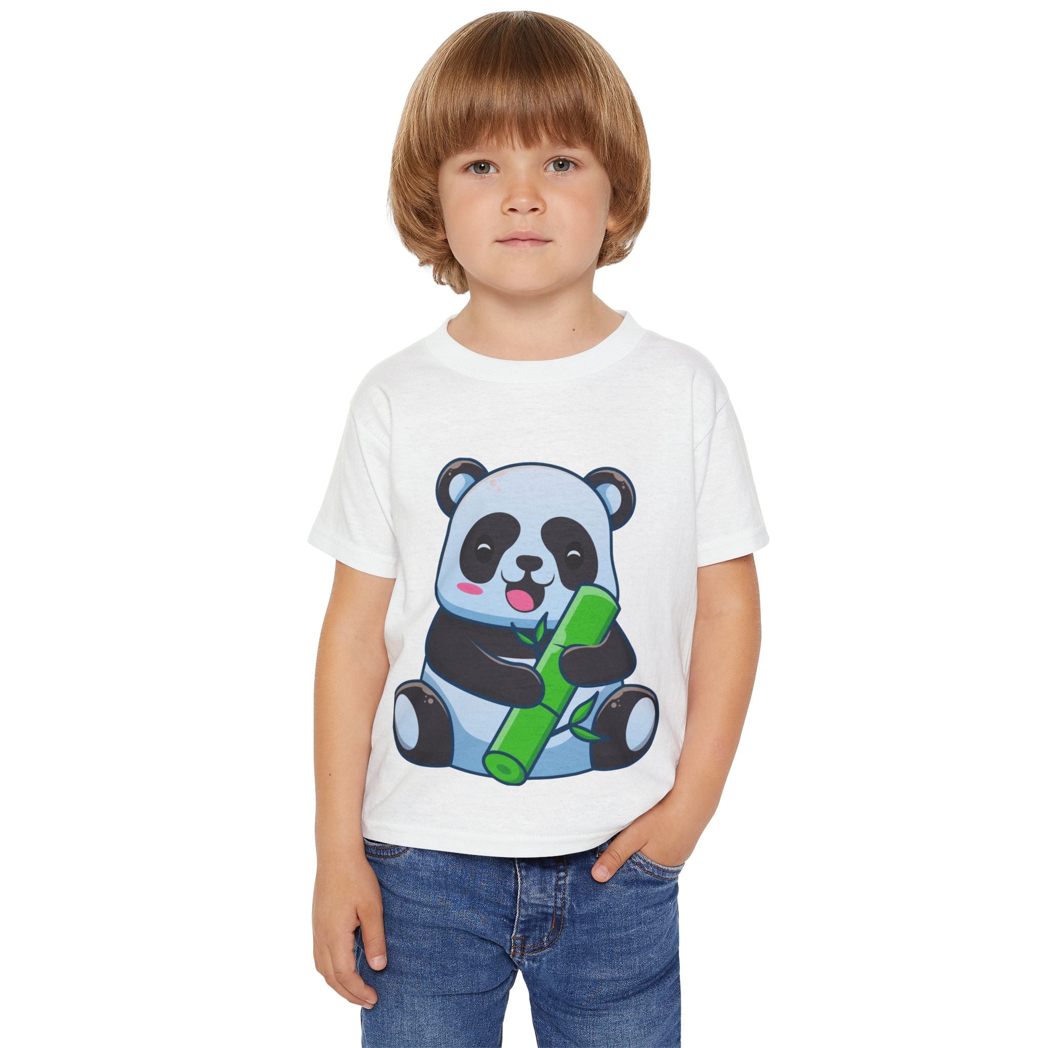 Cute Panda Toddler T-Shirt - Adorable Kids Wear for Fun and Play