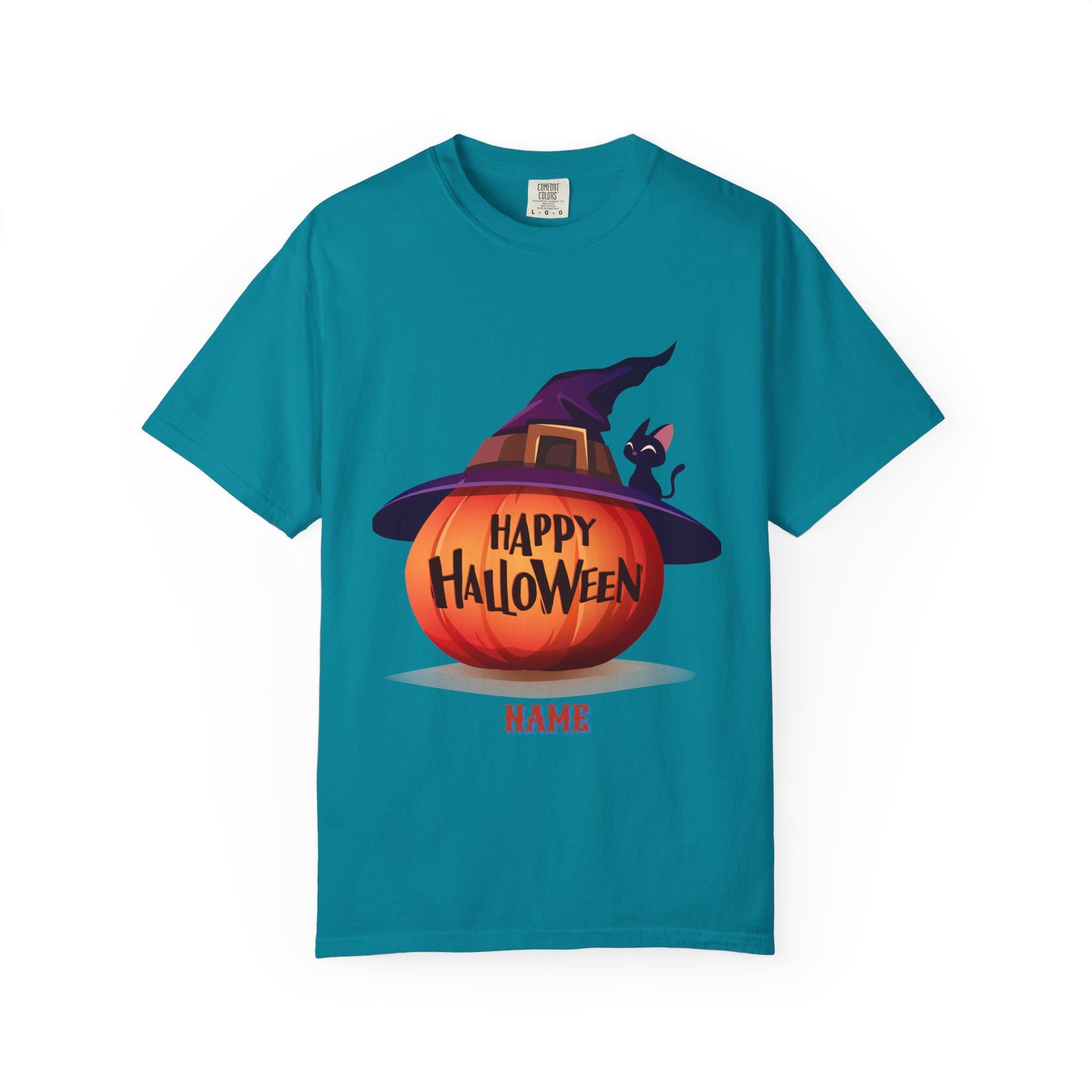 Spooky   Halloween Fun, Fall Shirt, Pumpkin Cat Tee, Halloween Costume,