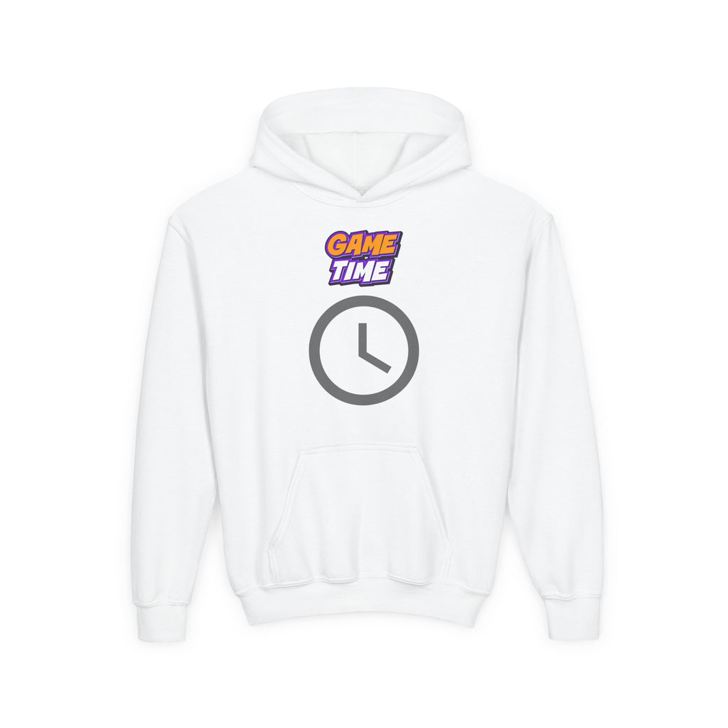 Kid's Game Time Hoodie with Cat Hero Design