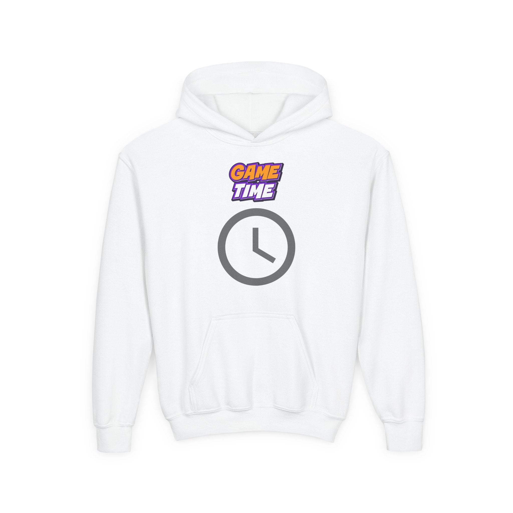 Kid's Game Time Hoodie with Cat Hero Design