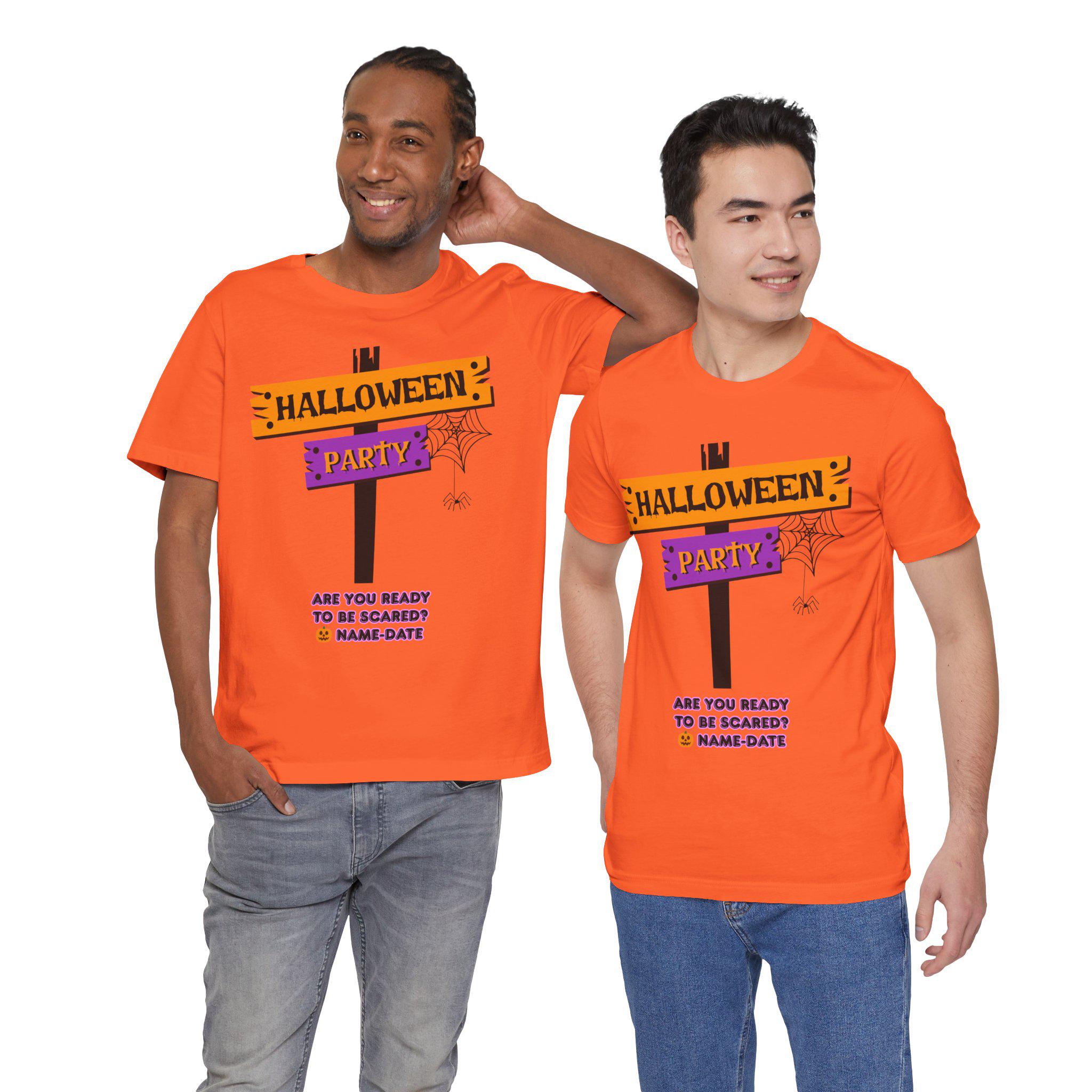 Unisex Halloween Party Tee: Spooky Costume Shirt