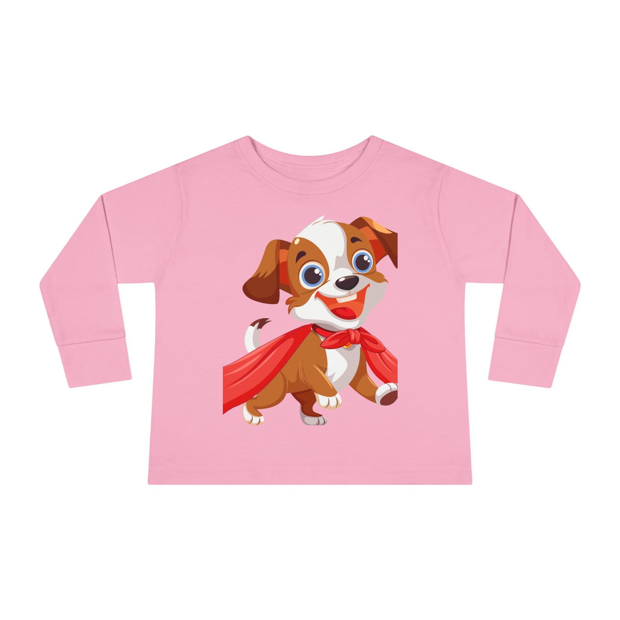 Super Cute Puppy Hero Toddler Long Sleeve Tee